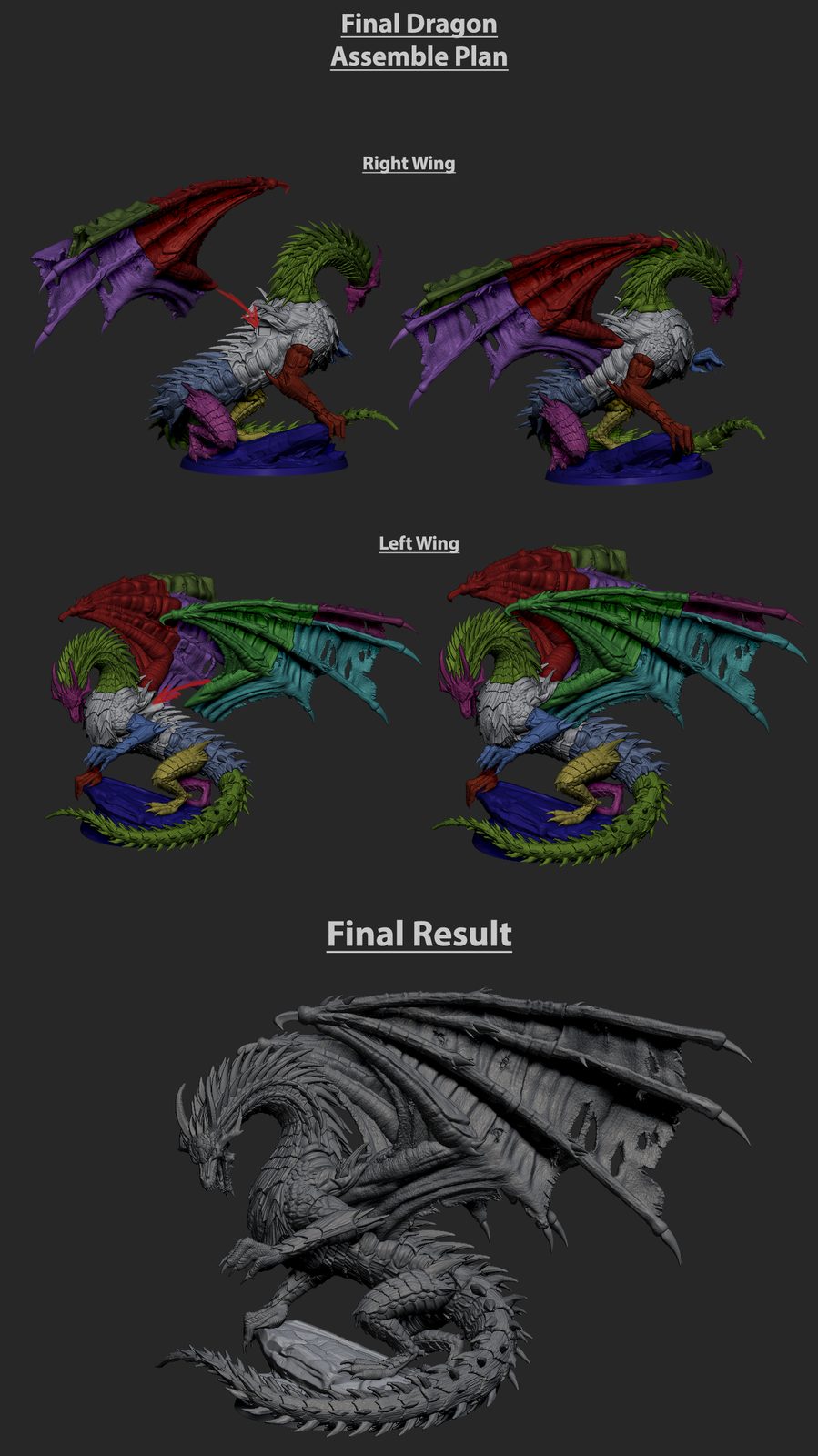 Malphoraxes, Wyrm Of The Deep [100Mm Base] @Freeforallstl view 3