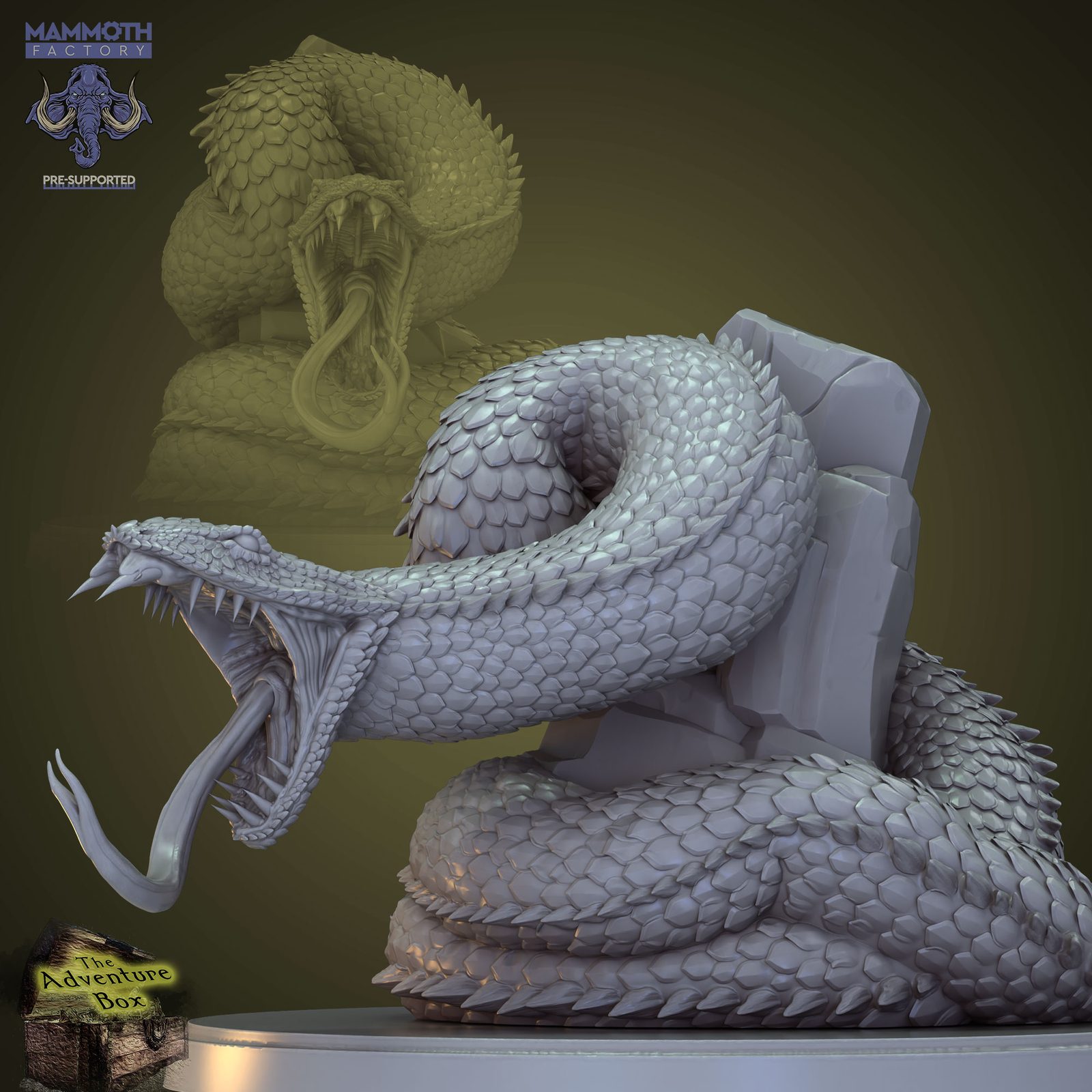 Deathfang Constrictor Snake [75Mm Base] view 2