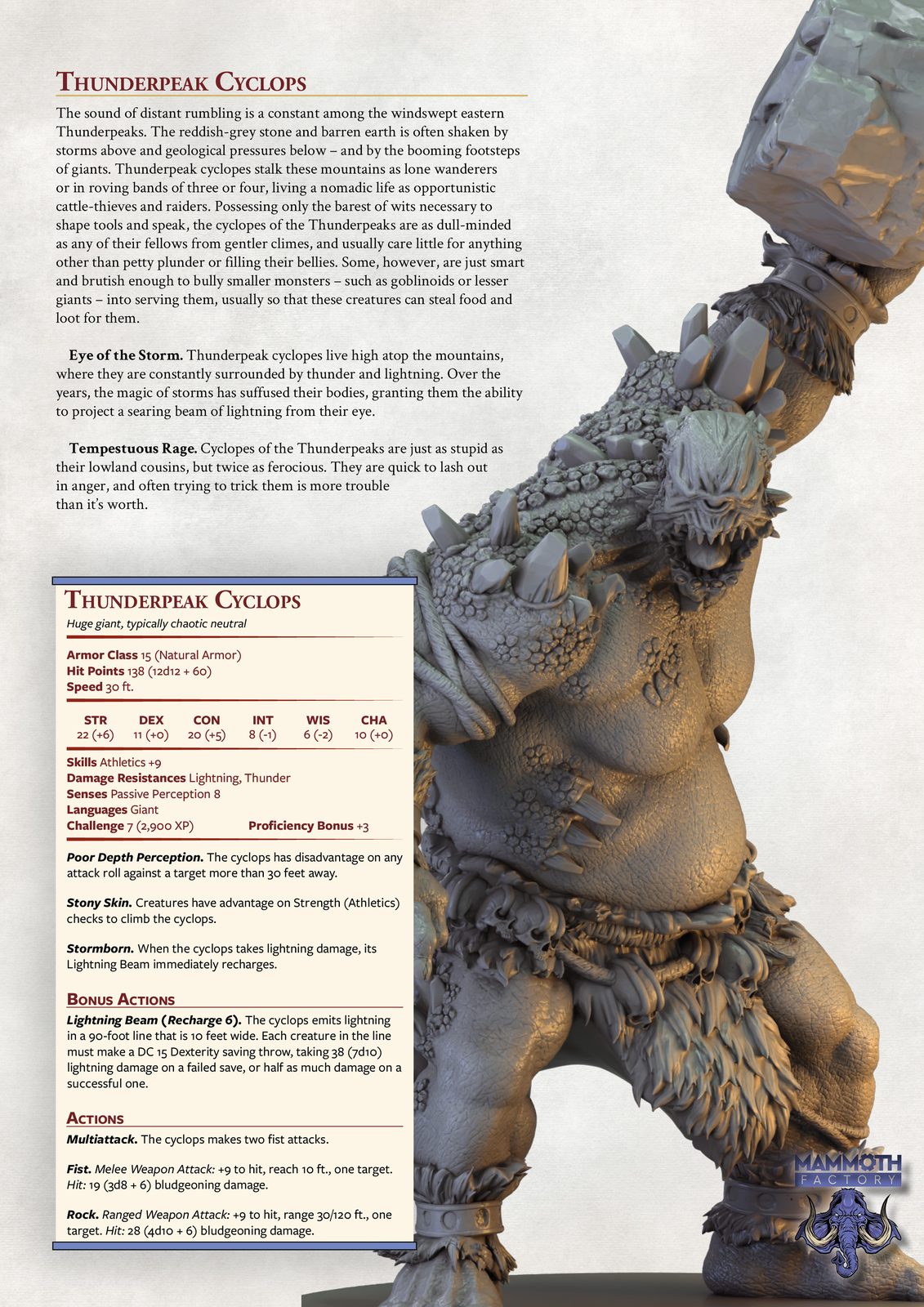 Statblocks & Lore view 4