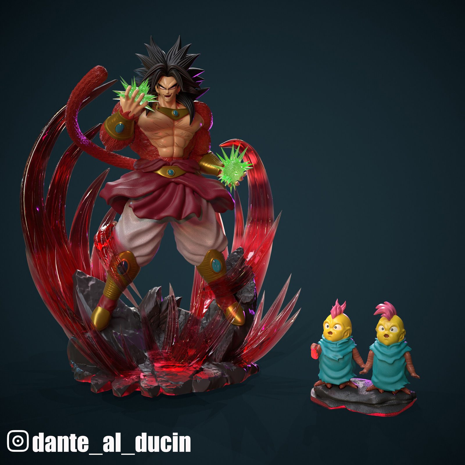 Broly Super Saiyan 4 By Dante Alducin.Part1