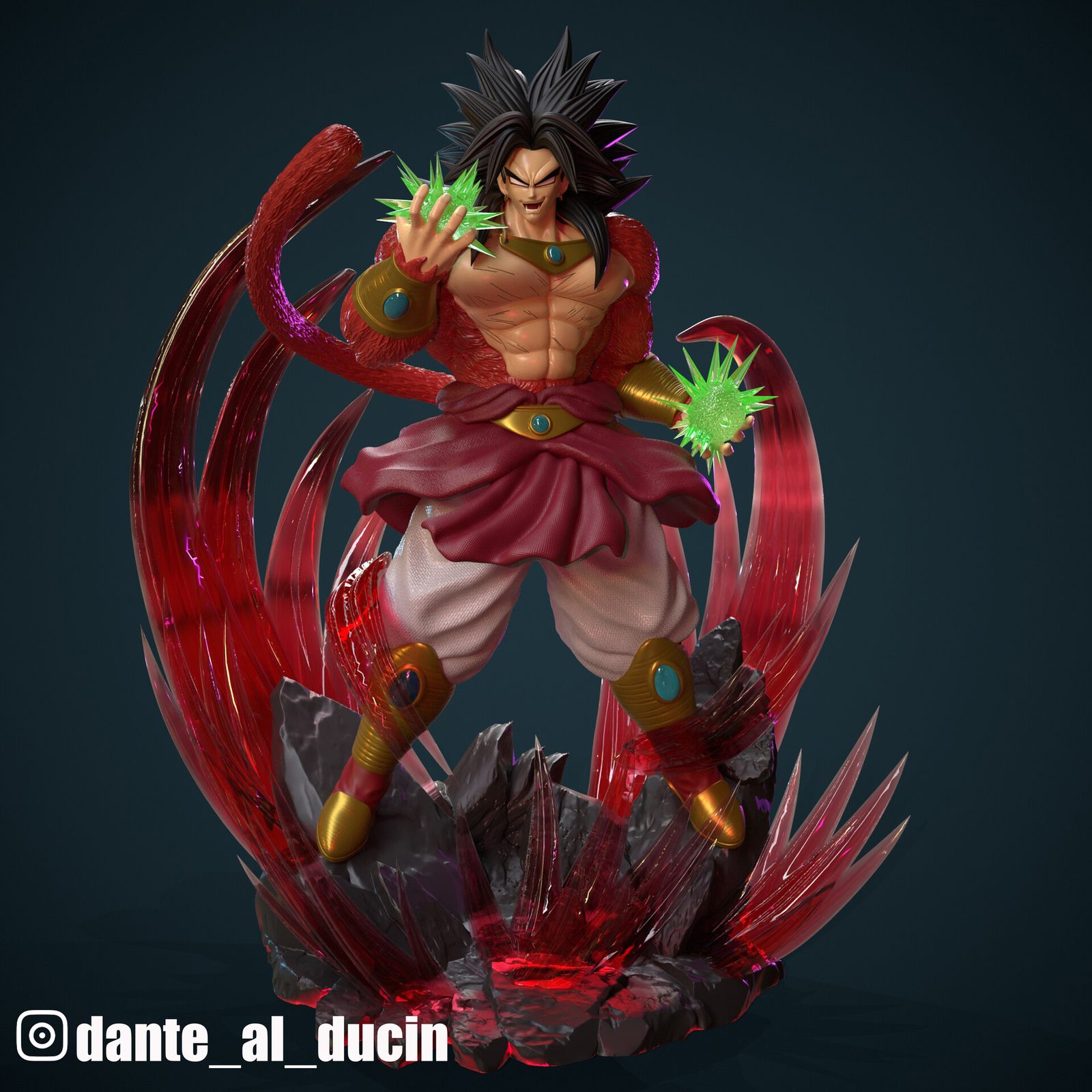 Broly Super Saiyan 4 By Dante Alducin.Part1 view 2