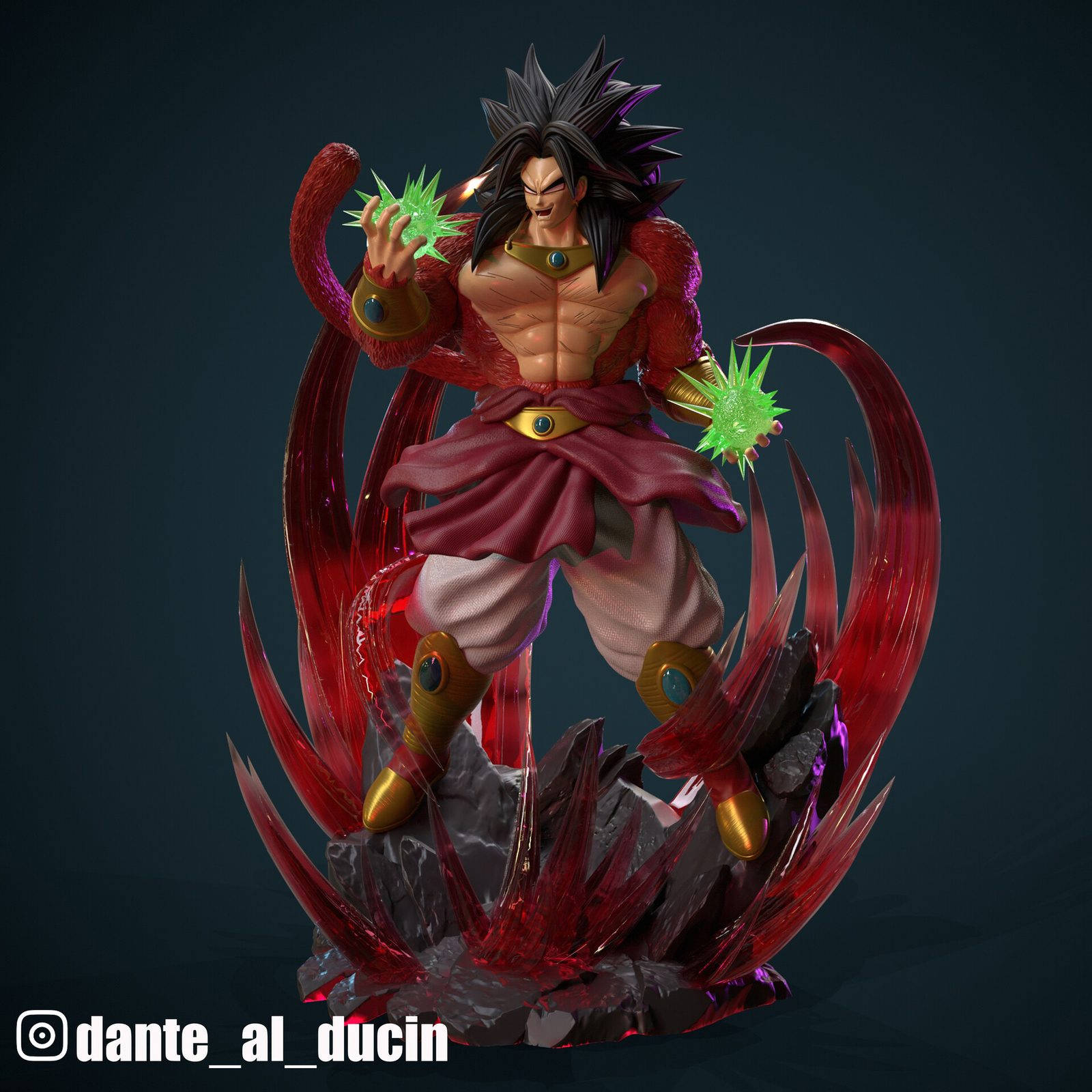 Broly Super Saiyan 4 By Dante Alducin.Part1 view 3