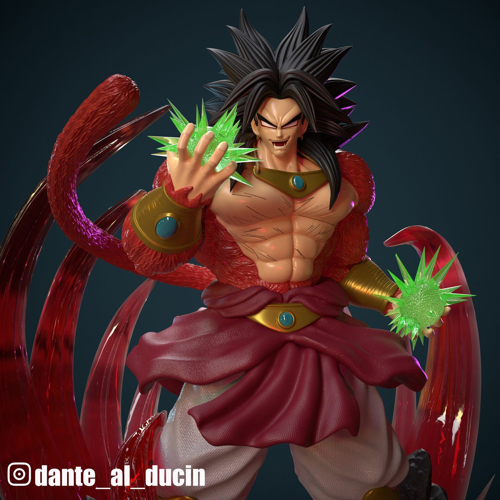 Broly Super Saiyan 4 By Dante Alducin.Part1 view 4
