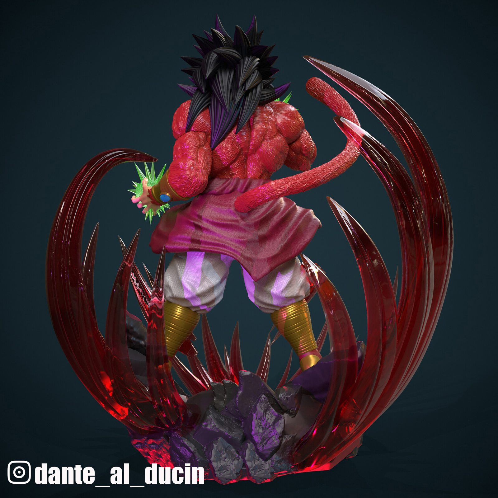 Broly Super Saiyan 4 By Dante Alducin.Part1 view 5
