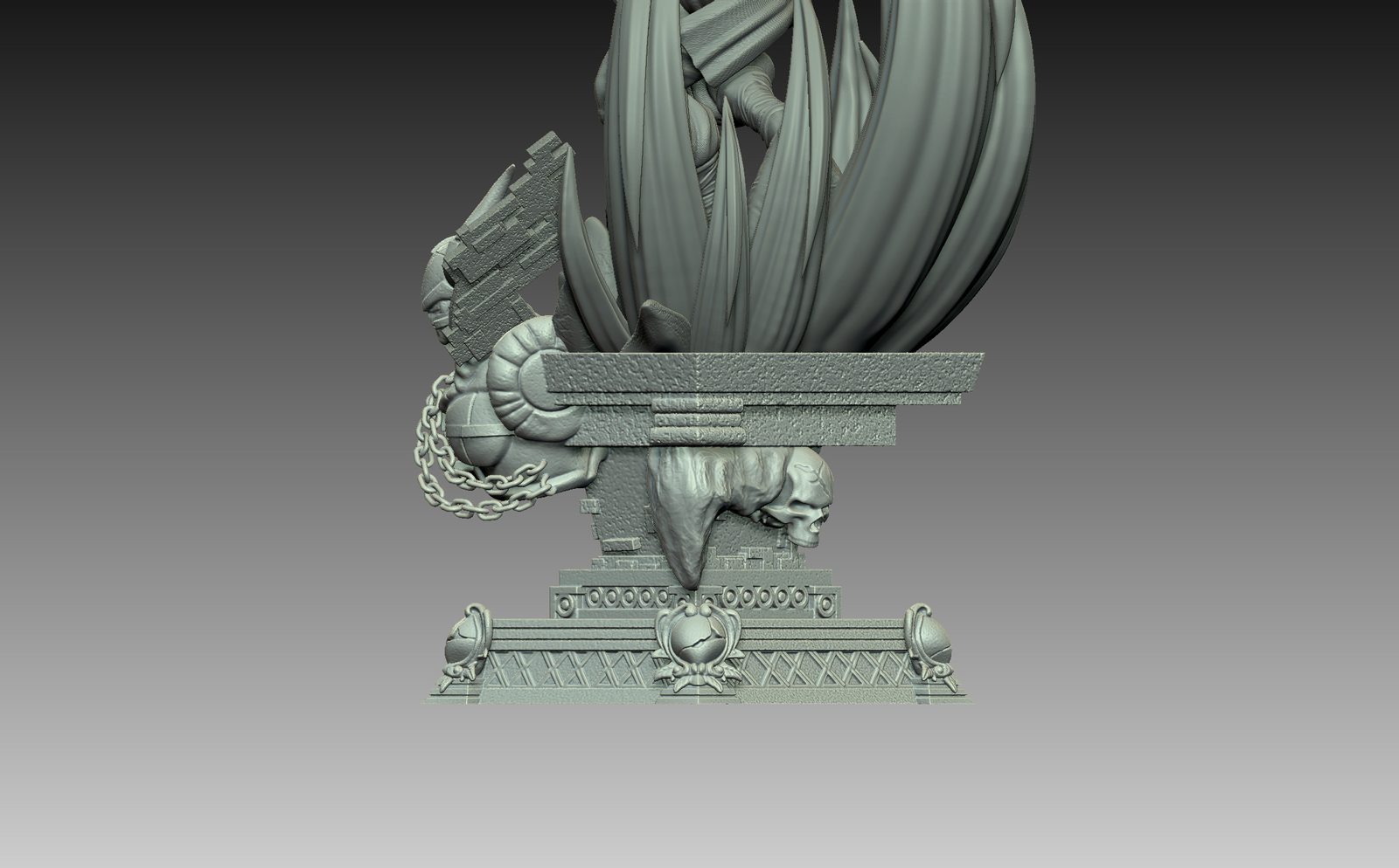 Gogeta Diorama view 2