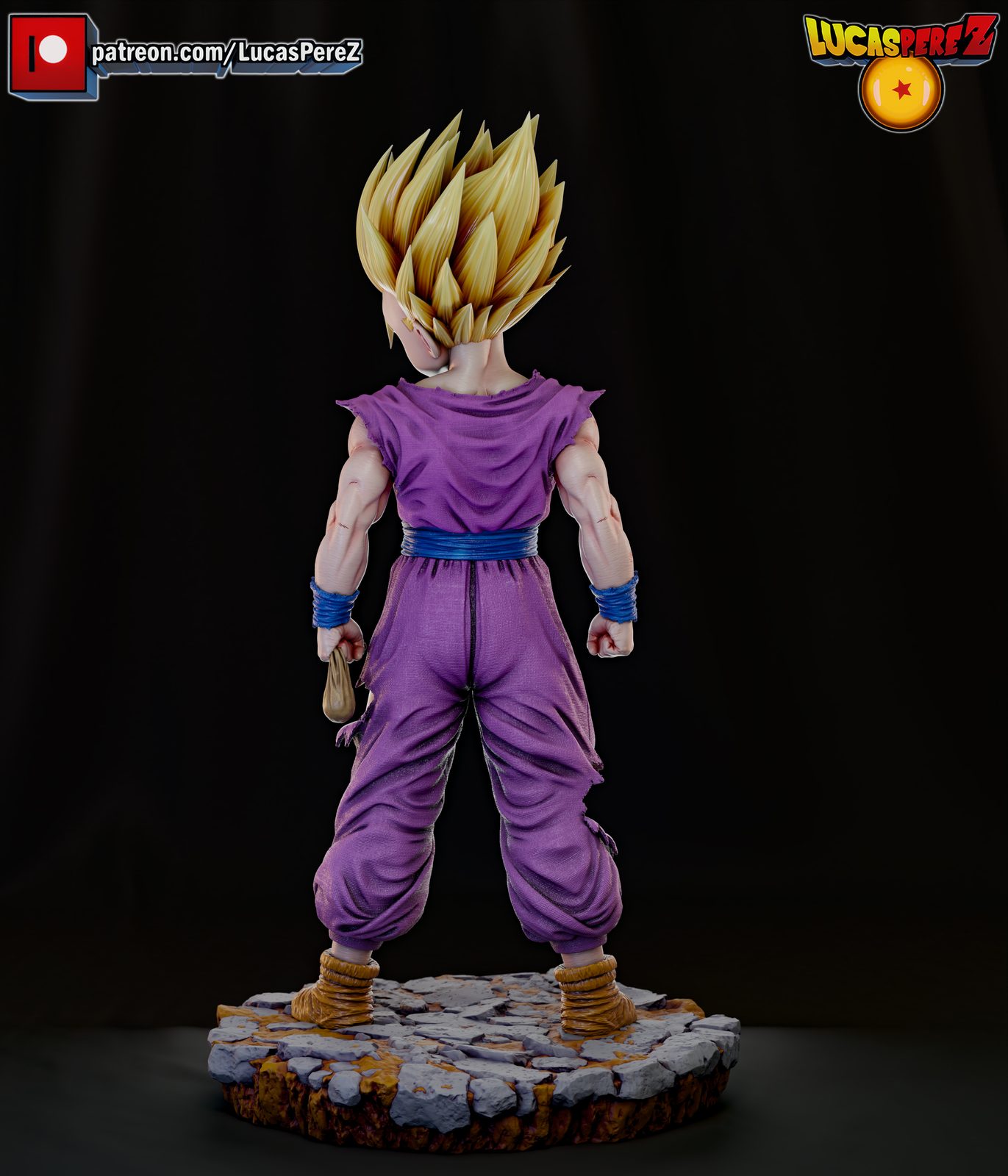 GOHAN SSJ2 FIGURE REGULAR view 2