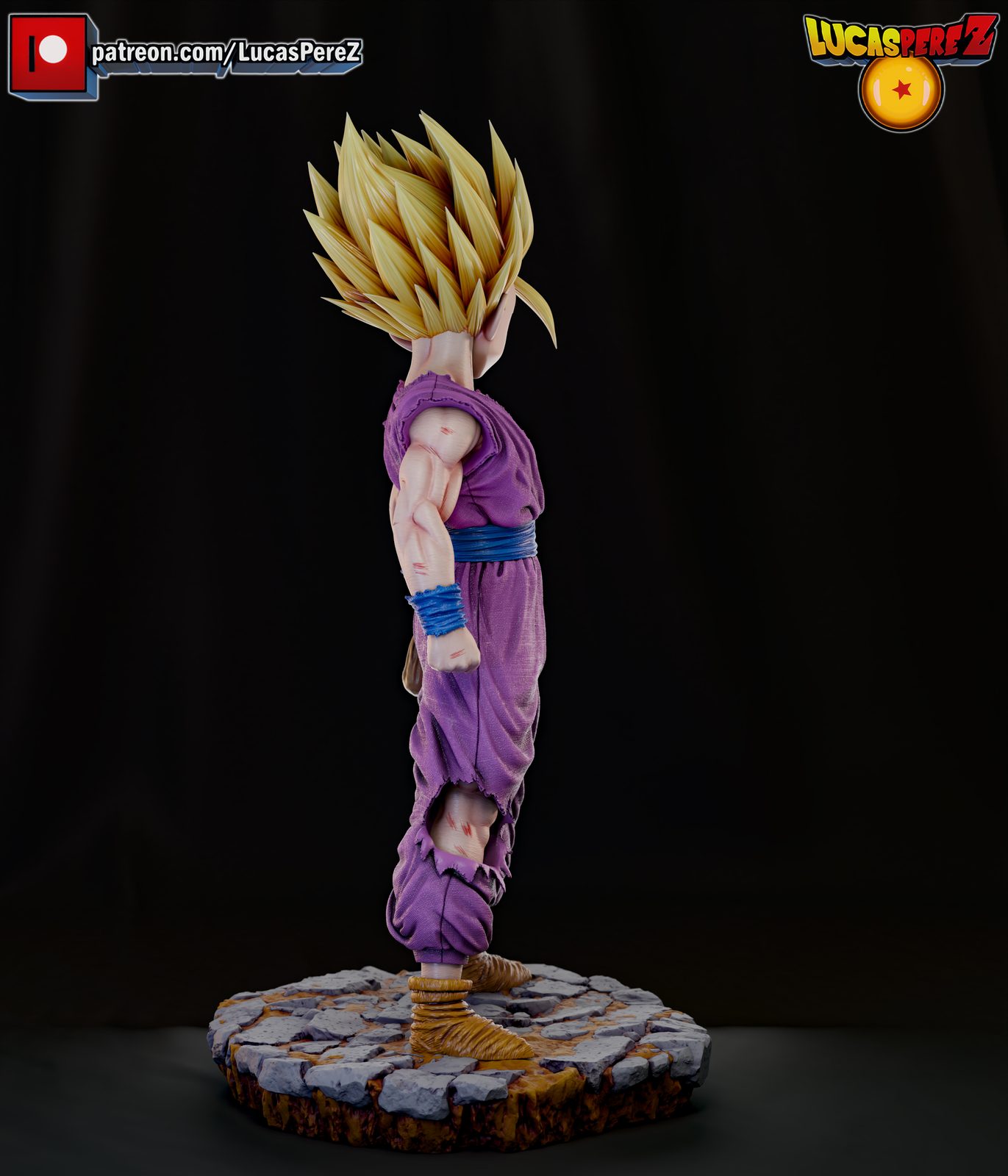 GOHAN SSJ2 FIGURE REGULAR view 3