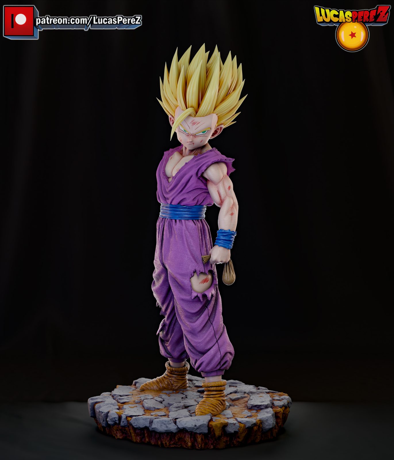 GOHAN SSJ2 FIGURE REGULAR view 5