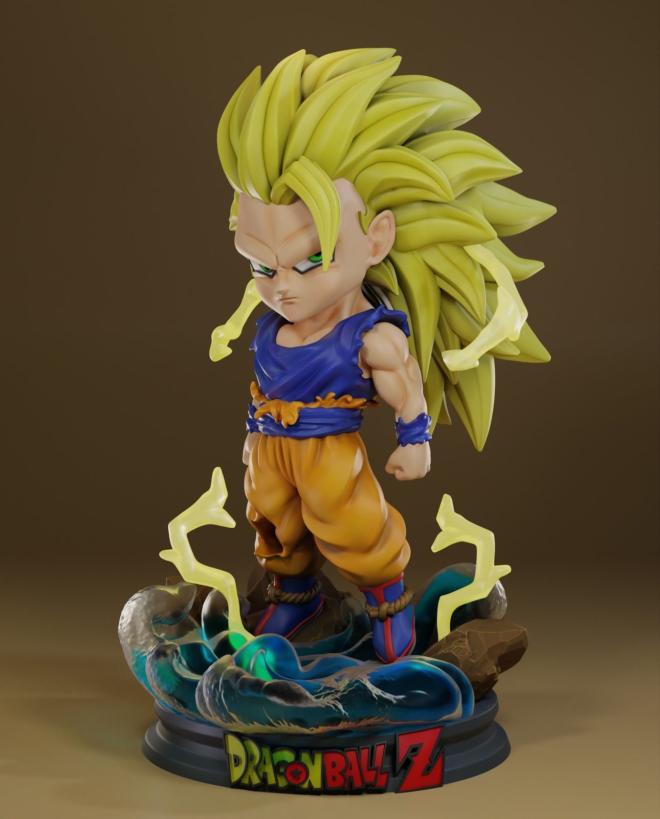 Goku Sjj3 Chibi view 2