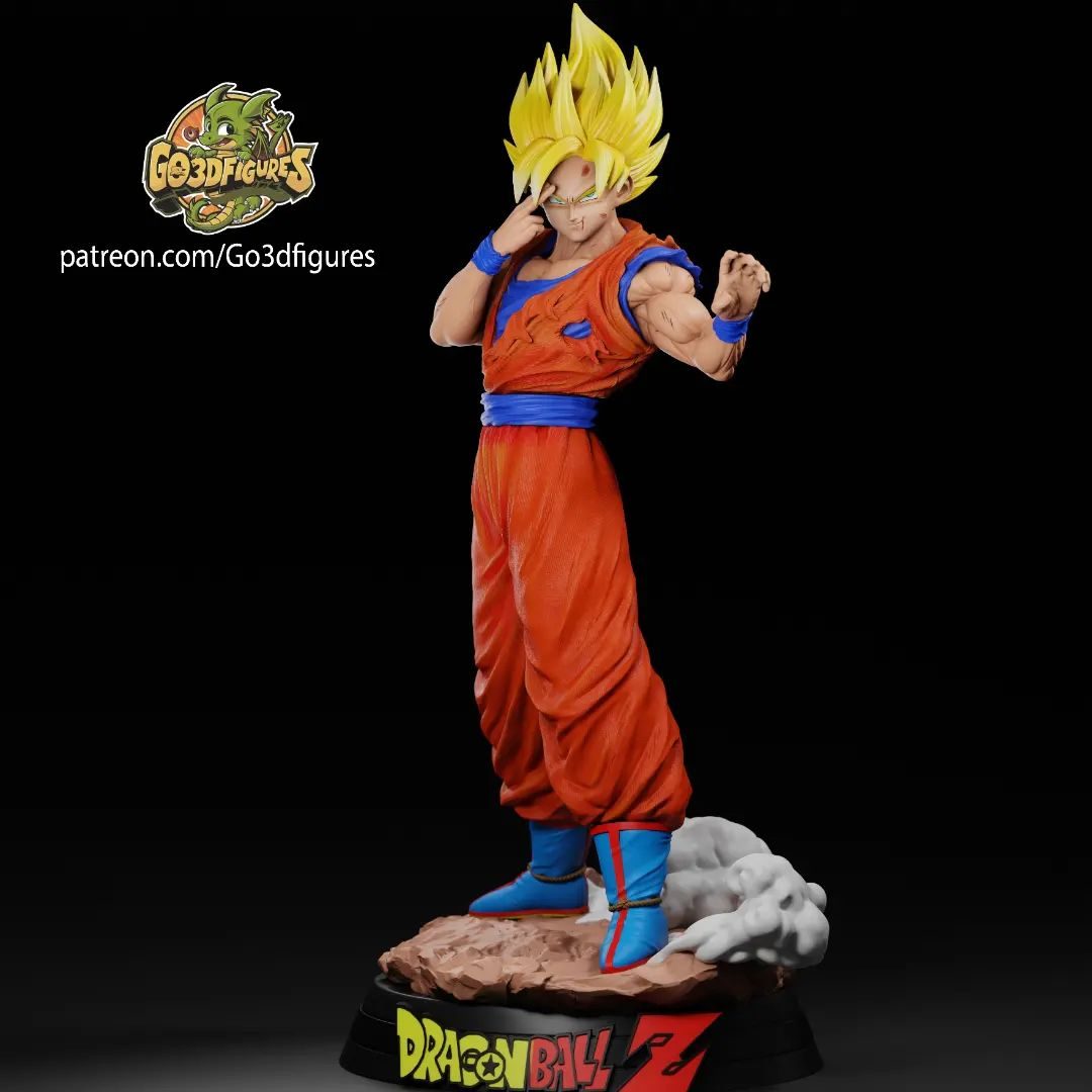 Gokuby Go3Dfigures view 2