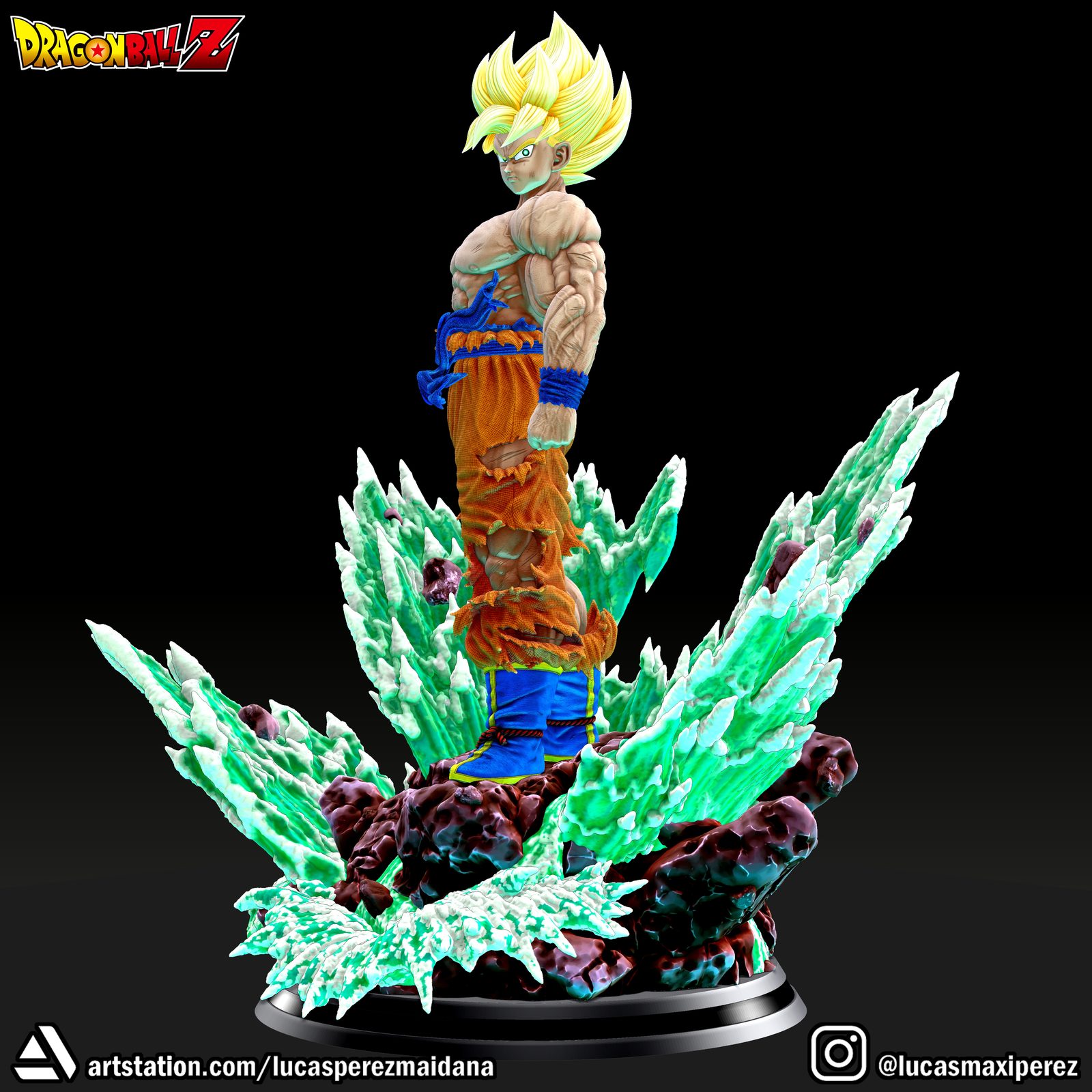 Lucas Perez Goku Namek view 2