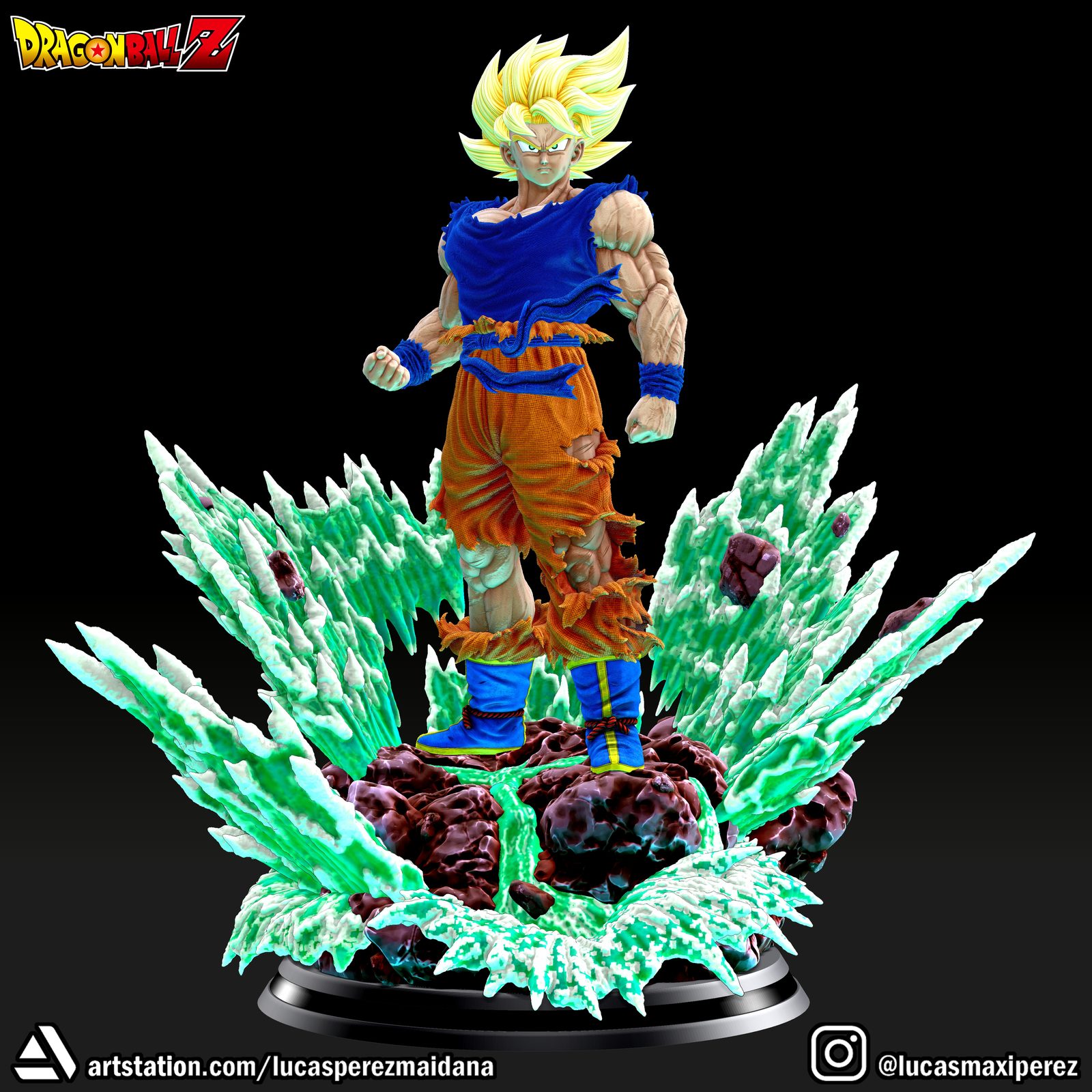 Lucas Perez Goku Namek view 3