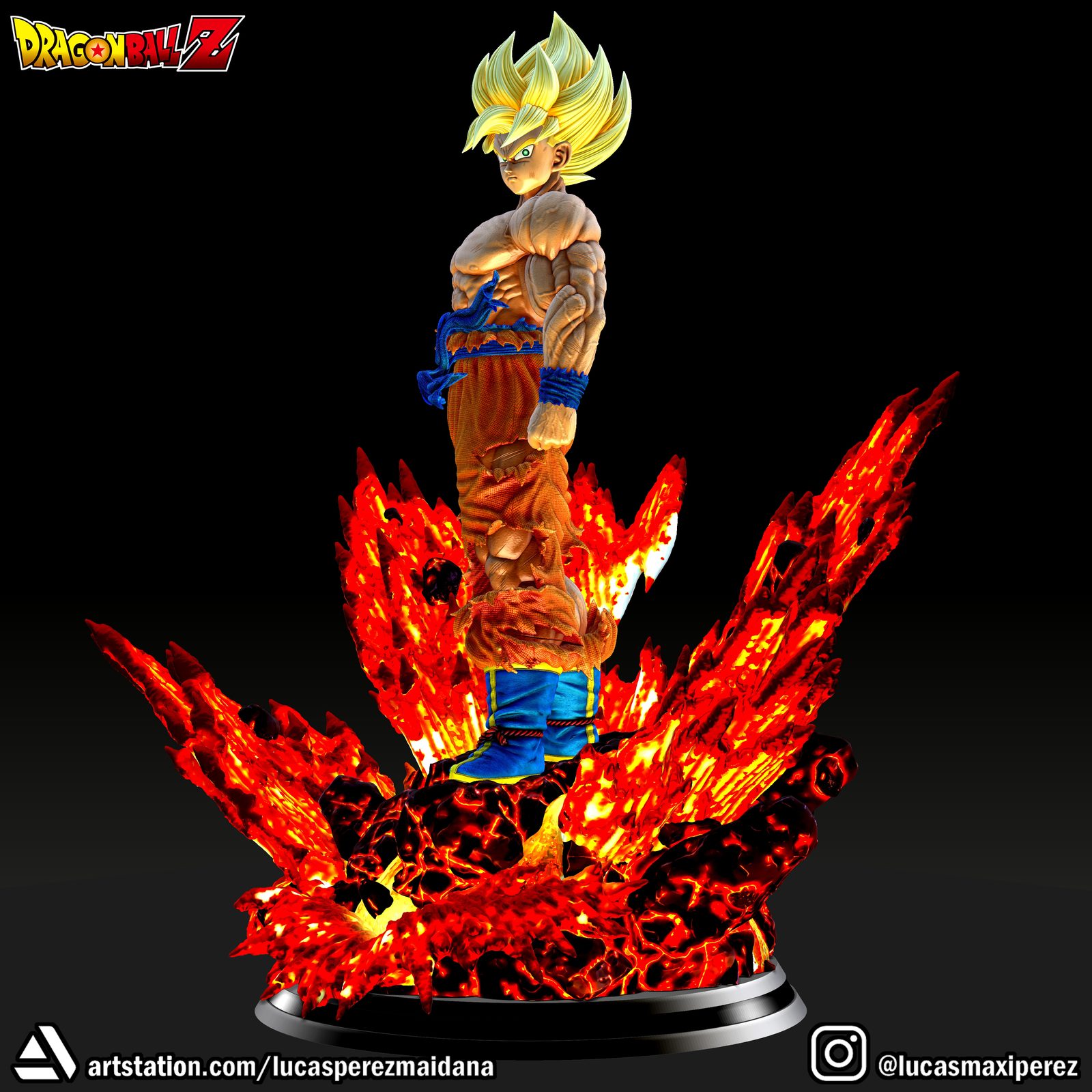 Lucas Perez Goku Namek view 4