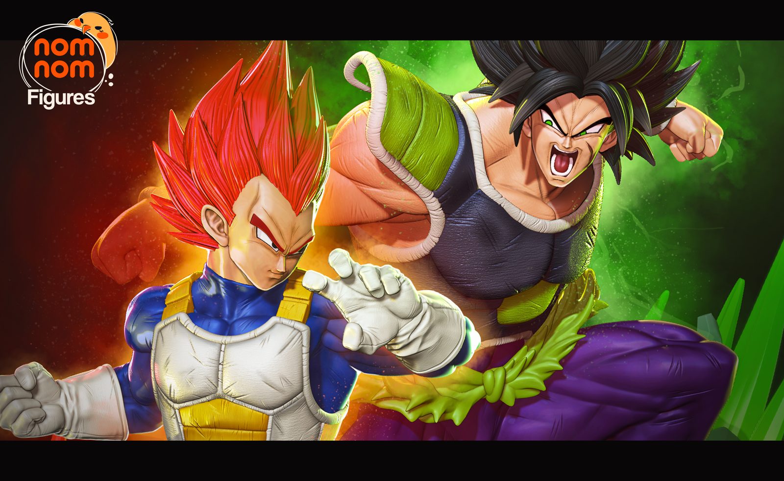 Vegeta Vs Broly + Bustos view 2