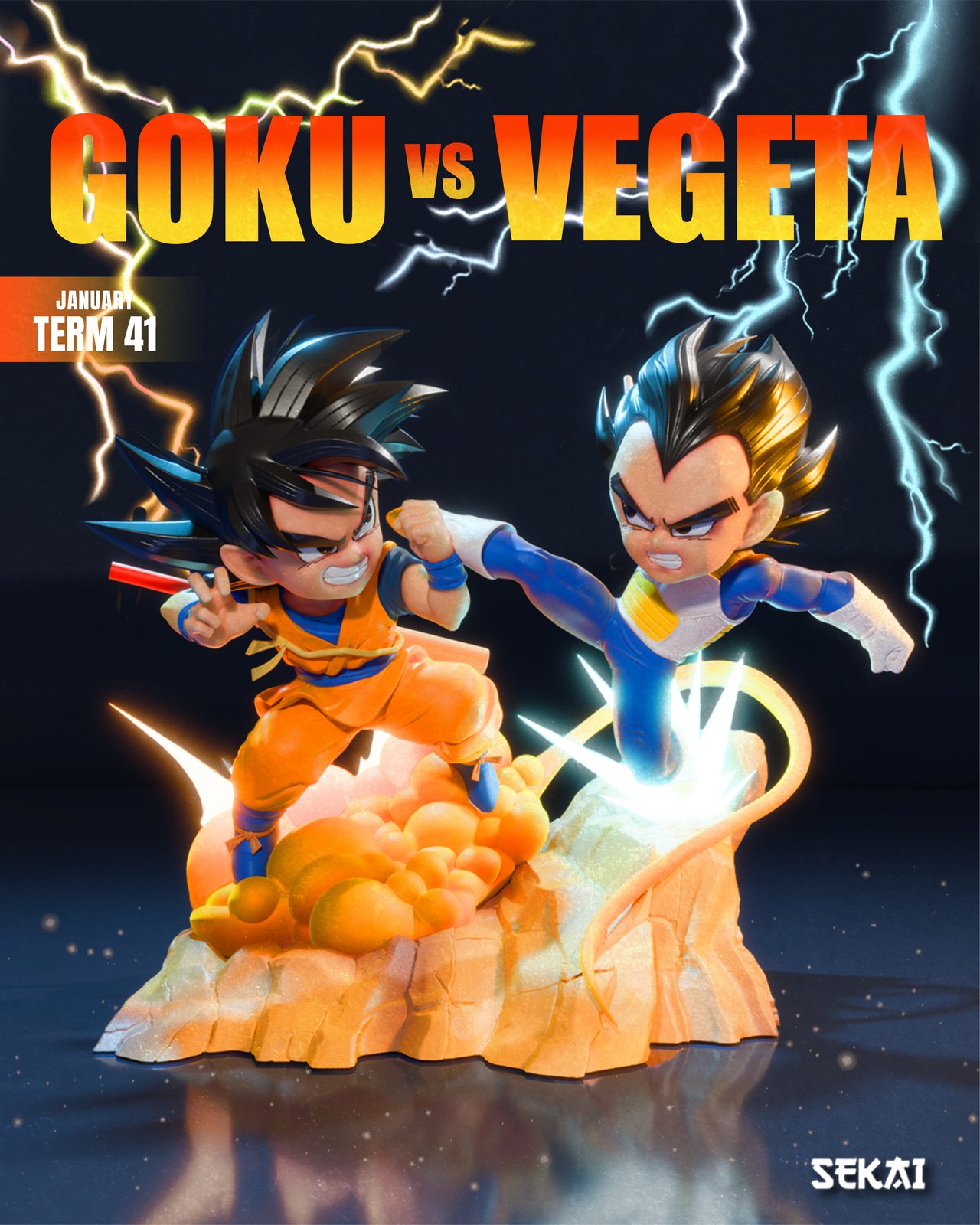 Goku Vs Vegeta Sculpture (Images)