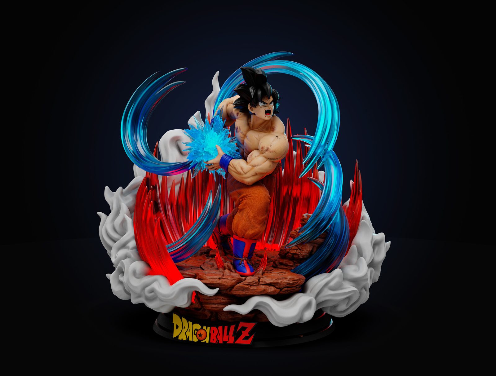 Temple Studio-Goku Kaioken view 2
