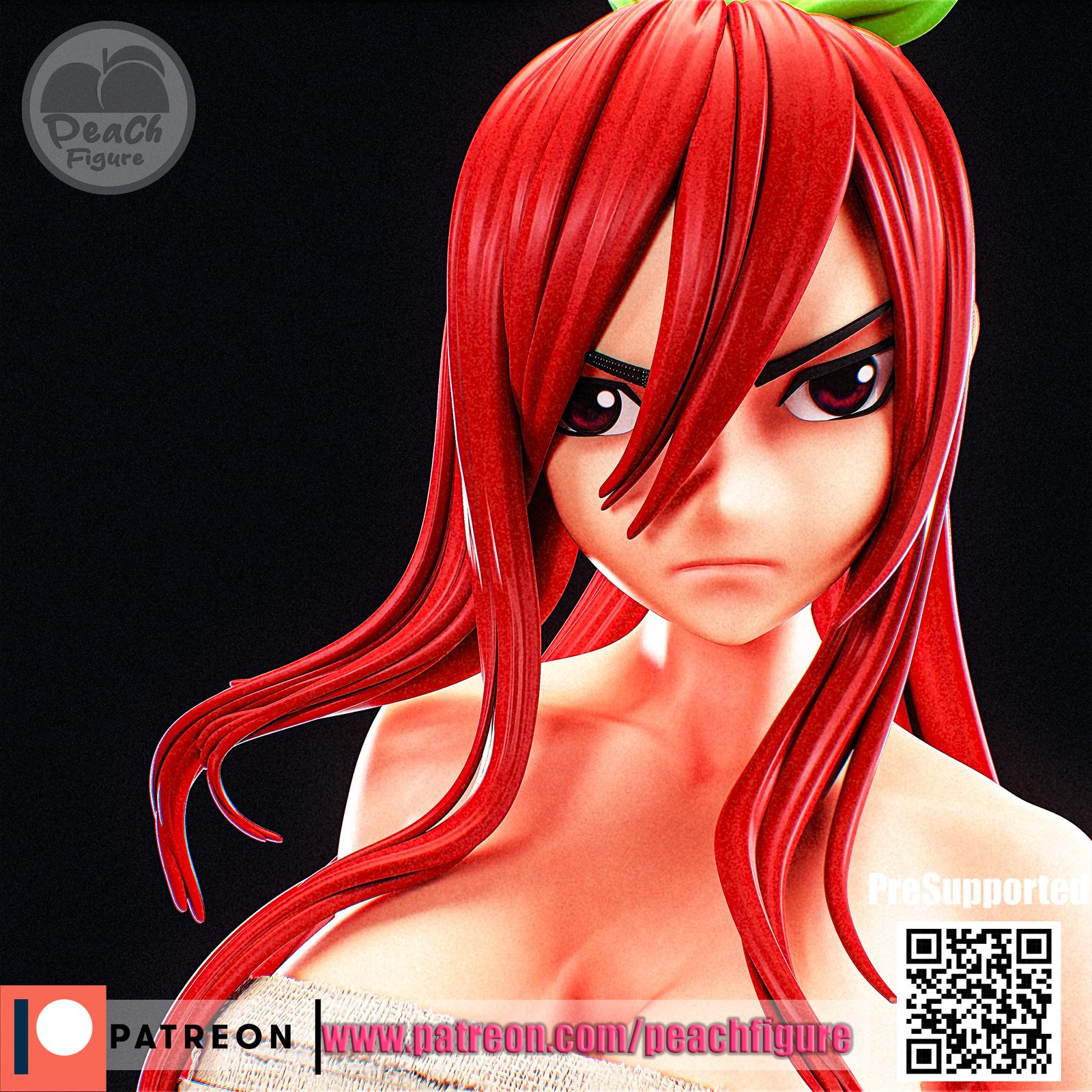 Peach Figure Erza Scarlet