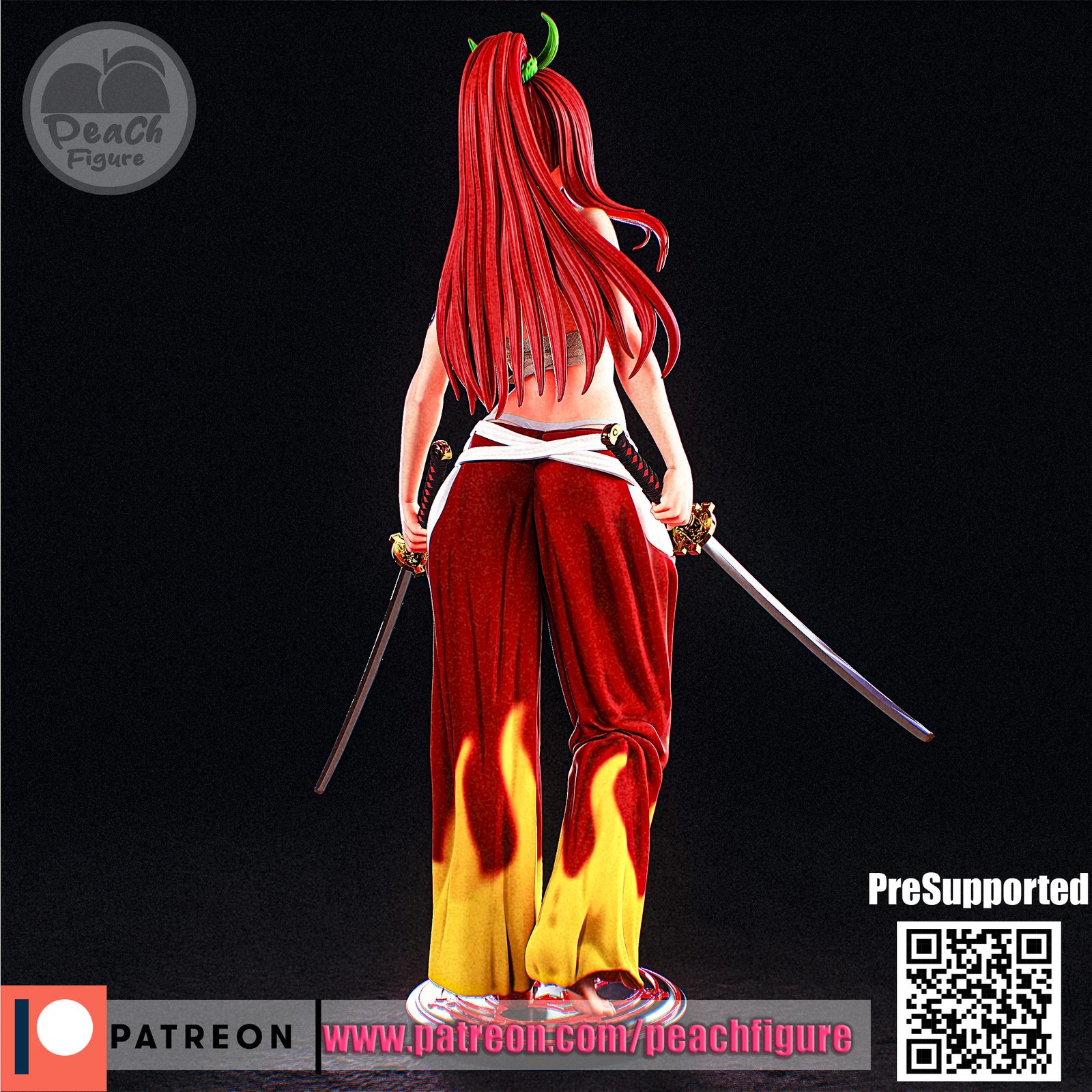 Peach Figure Erza Scarlet view 5