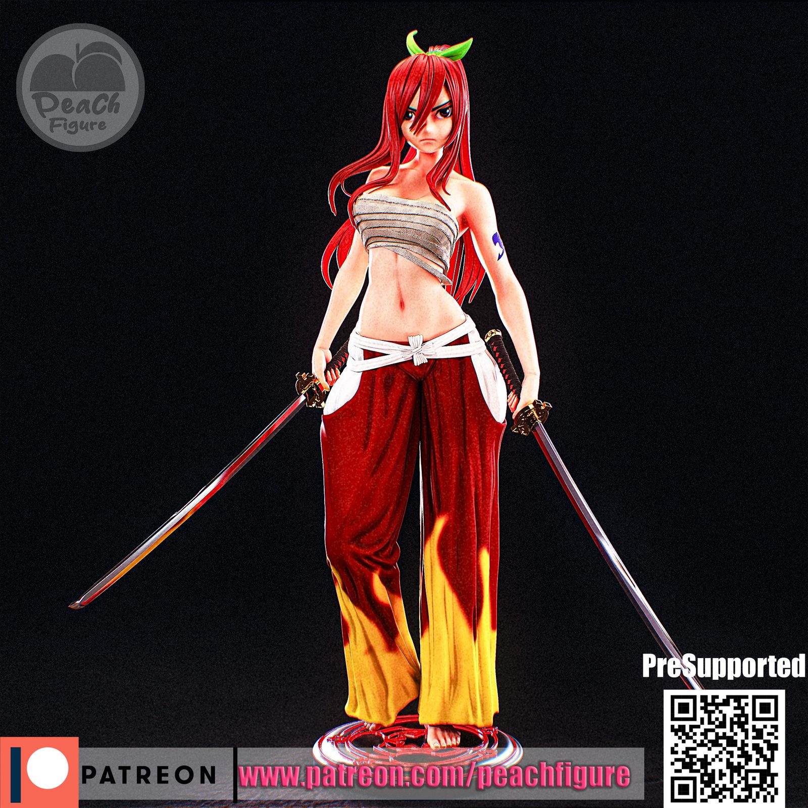 Peach Figure Erza Scarlet view 6