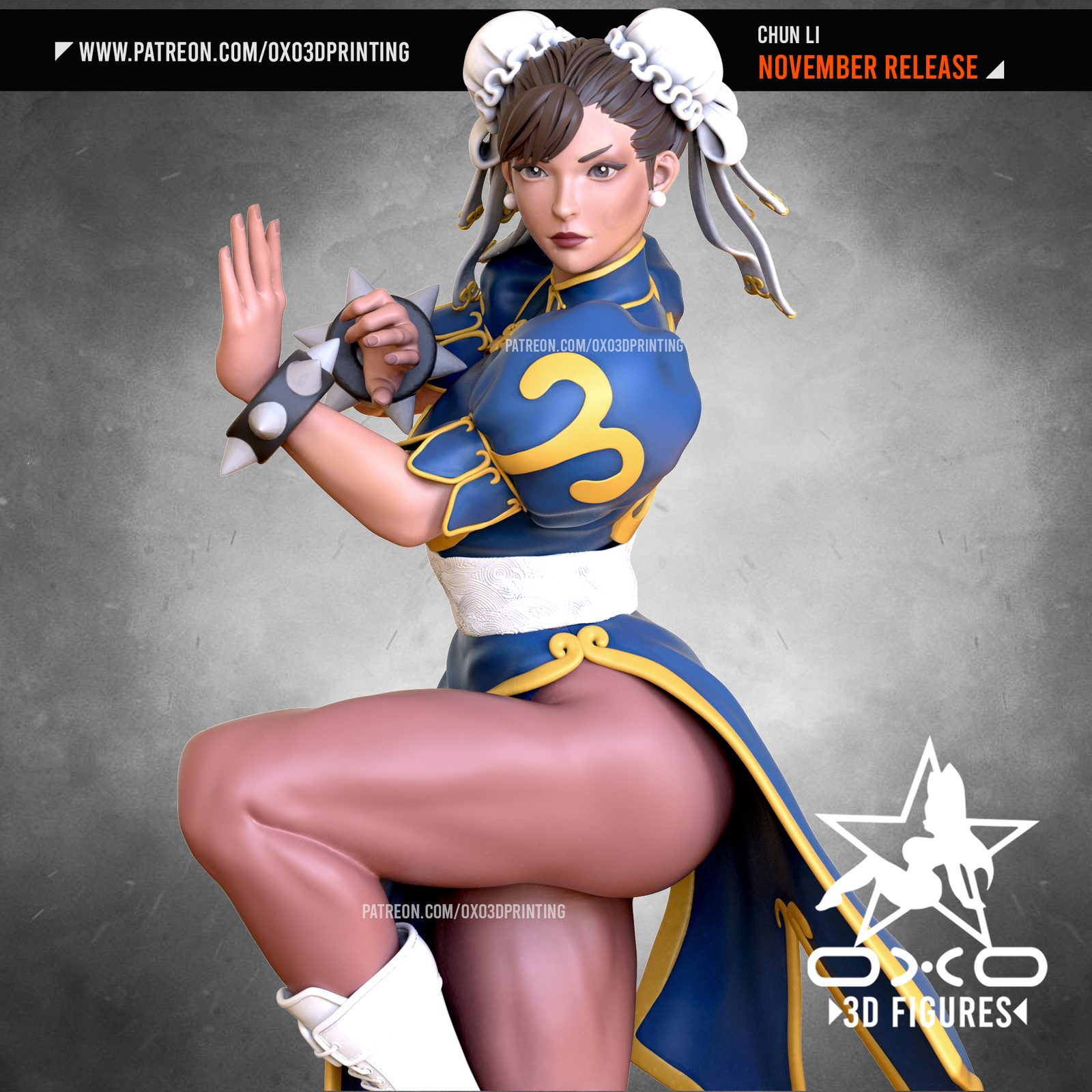 Oxo3D Figures Chunli