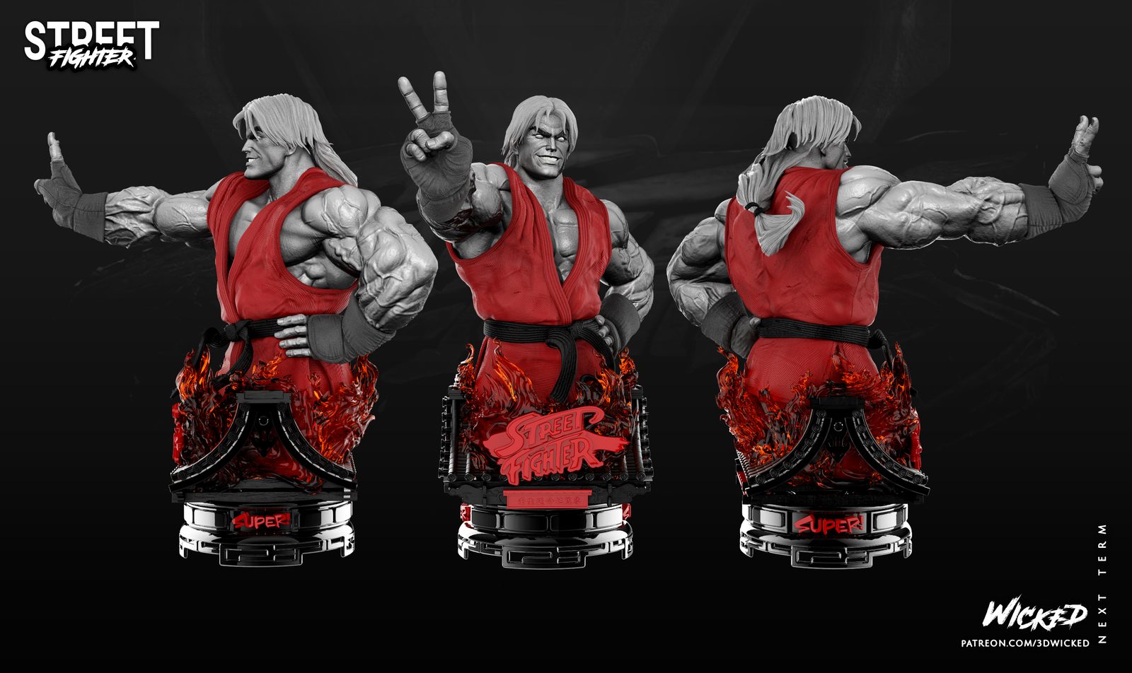 Ken Bust 345Mm (Non Supported) view 2