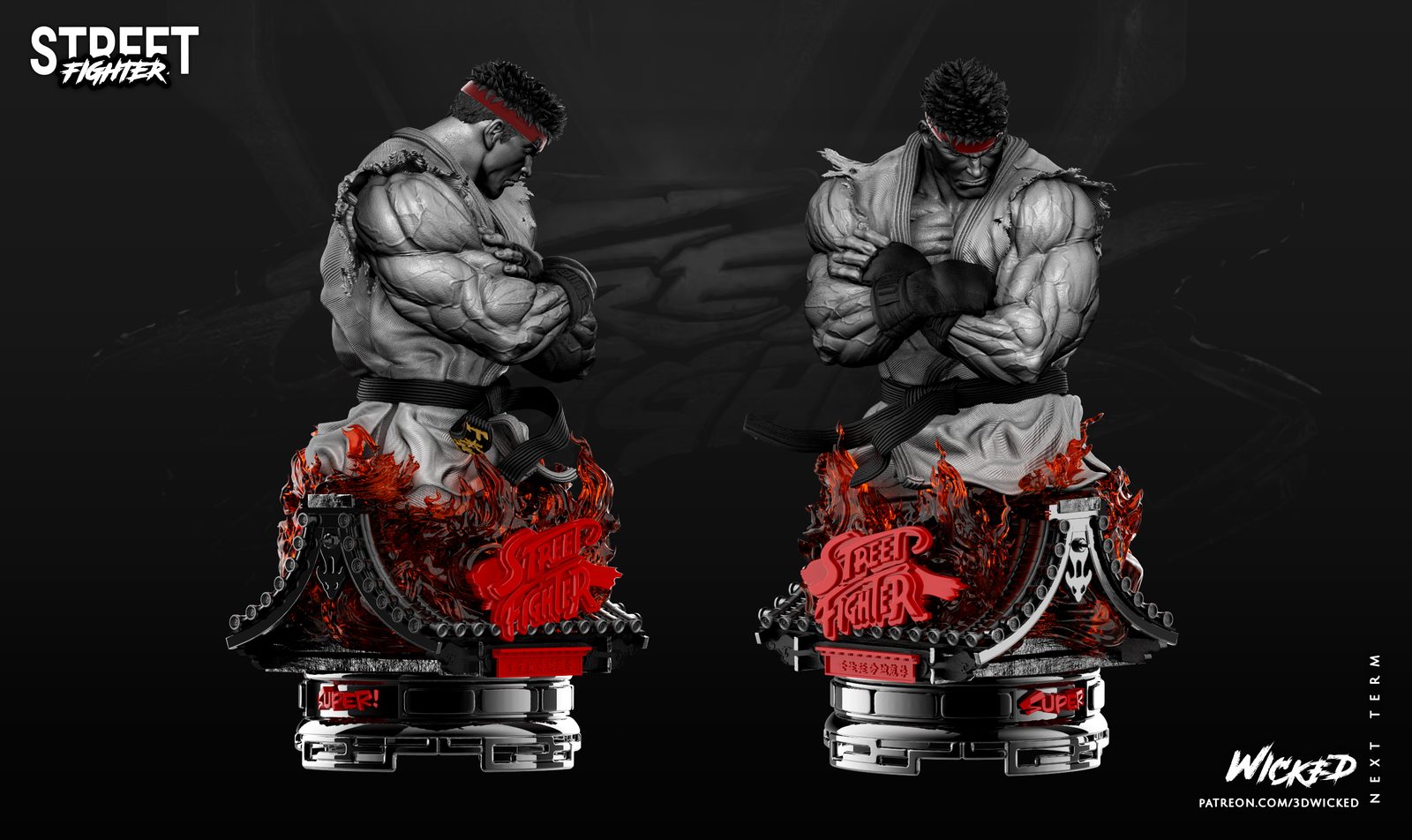Ryu Bust 355Mm (Non Supported) view 2