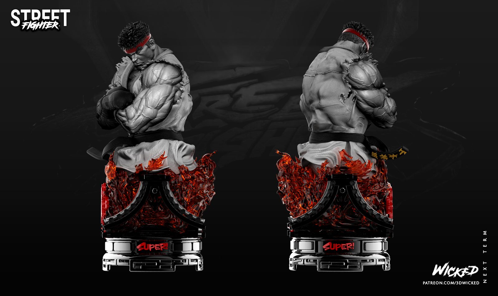 Ryu Bust 355Mm (Non Supported) view 4
