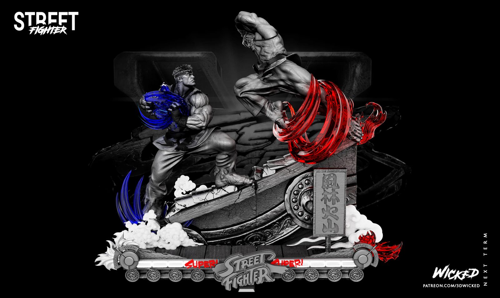 Street Fighter Diorama view 4
