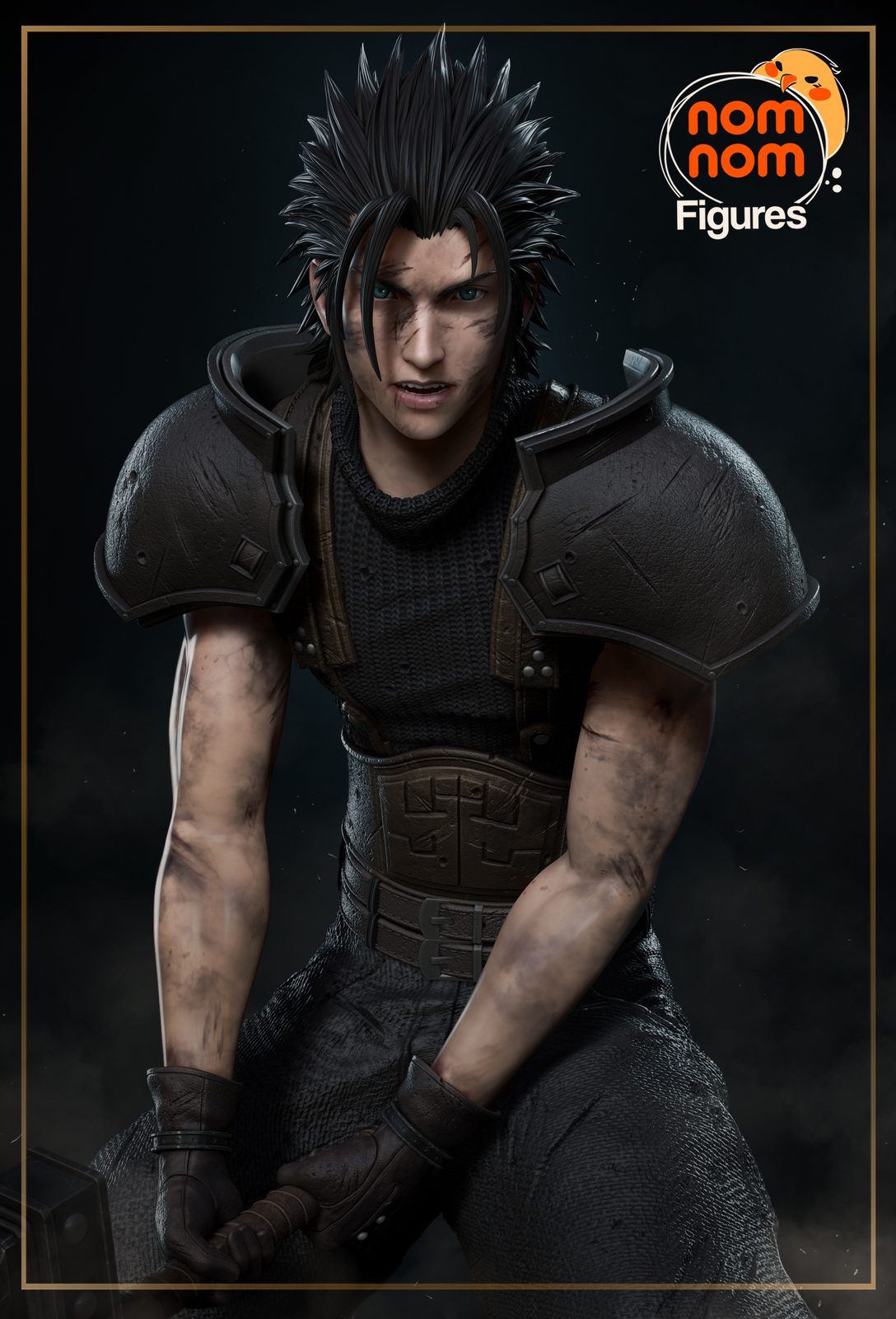Nomnom Figures Zack Fair From Final Fantasy Vii