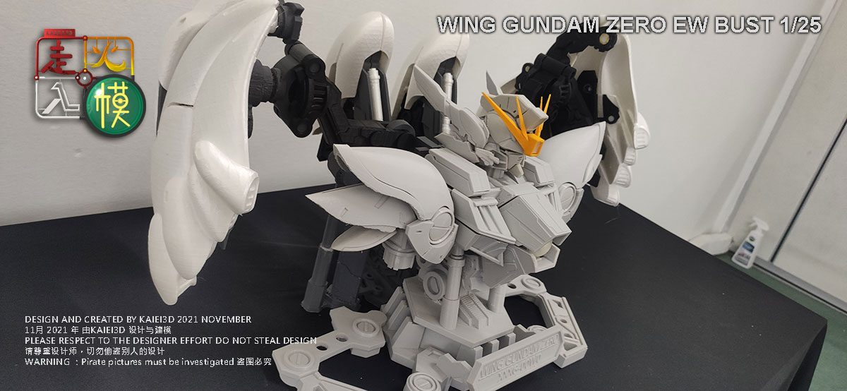 Wing Gundam Zero Bust