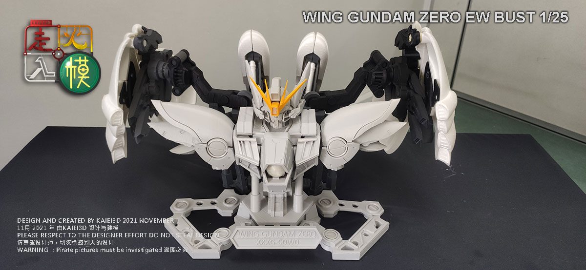 Wing Gundam Zero Bust view 2