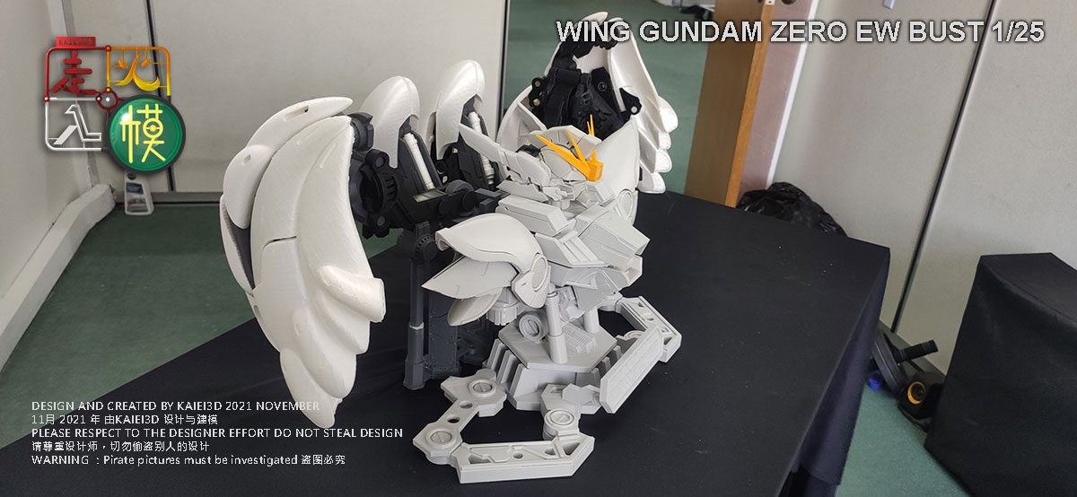 Wing Gundam Zero Bust view 5