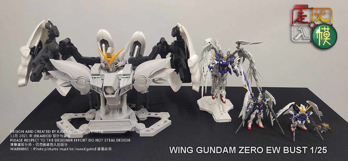 Wing Gundam Zero Bust view 6