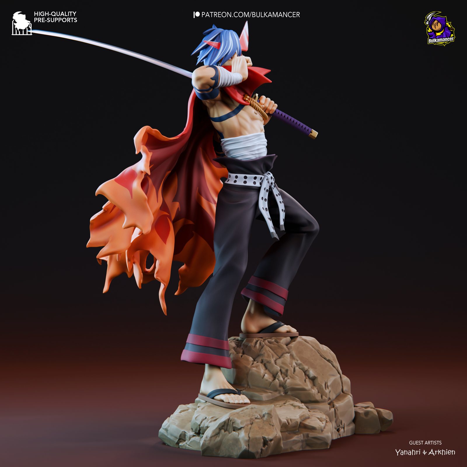 Bulkamancer Sculpts Kamina Gurren Lagann view 4