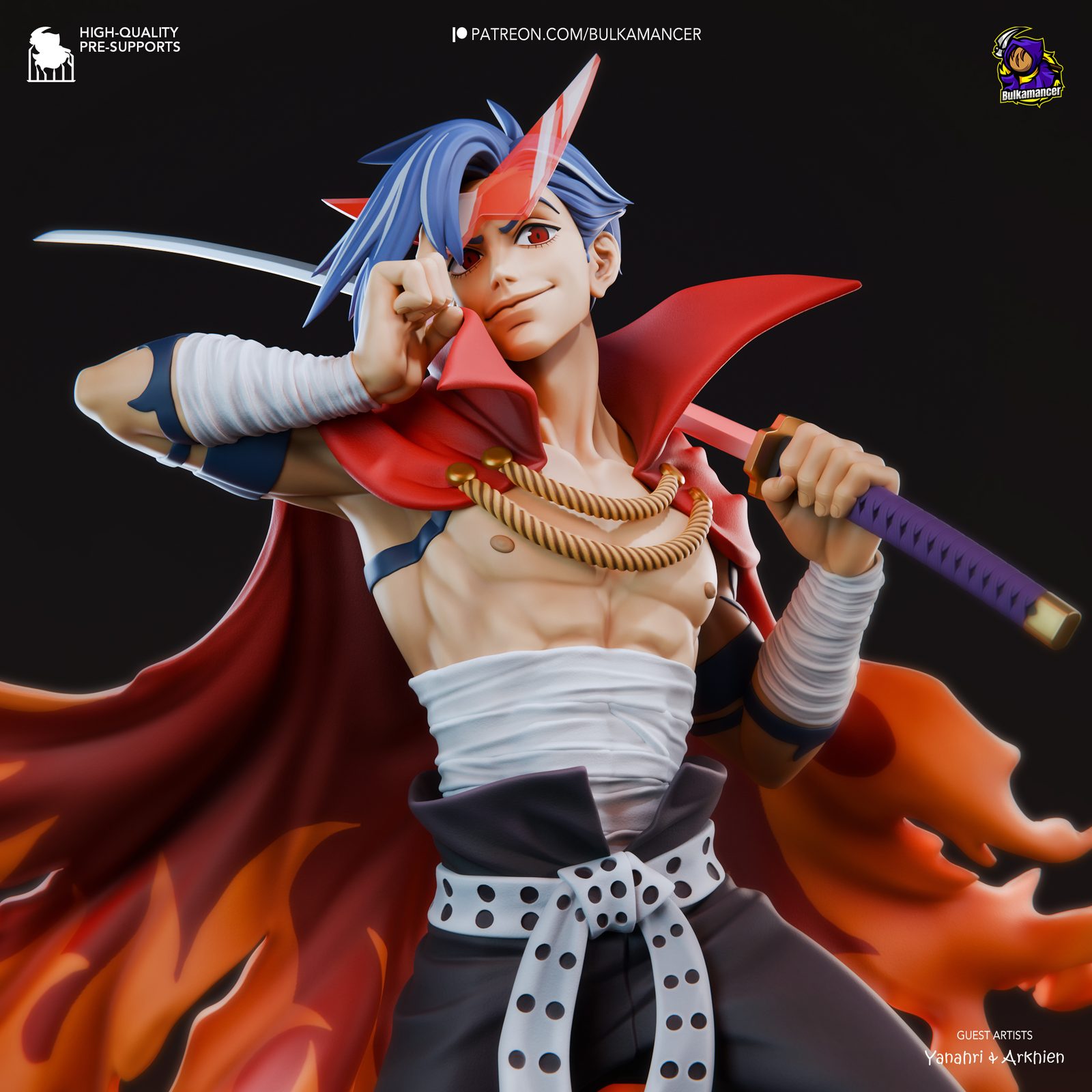Bulkamancer Sculpts Kamina Gurren Lagann view 5