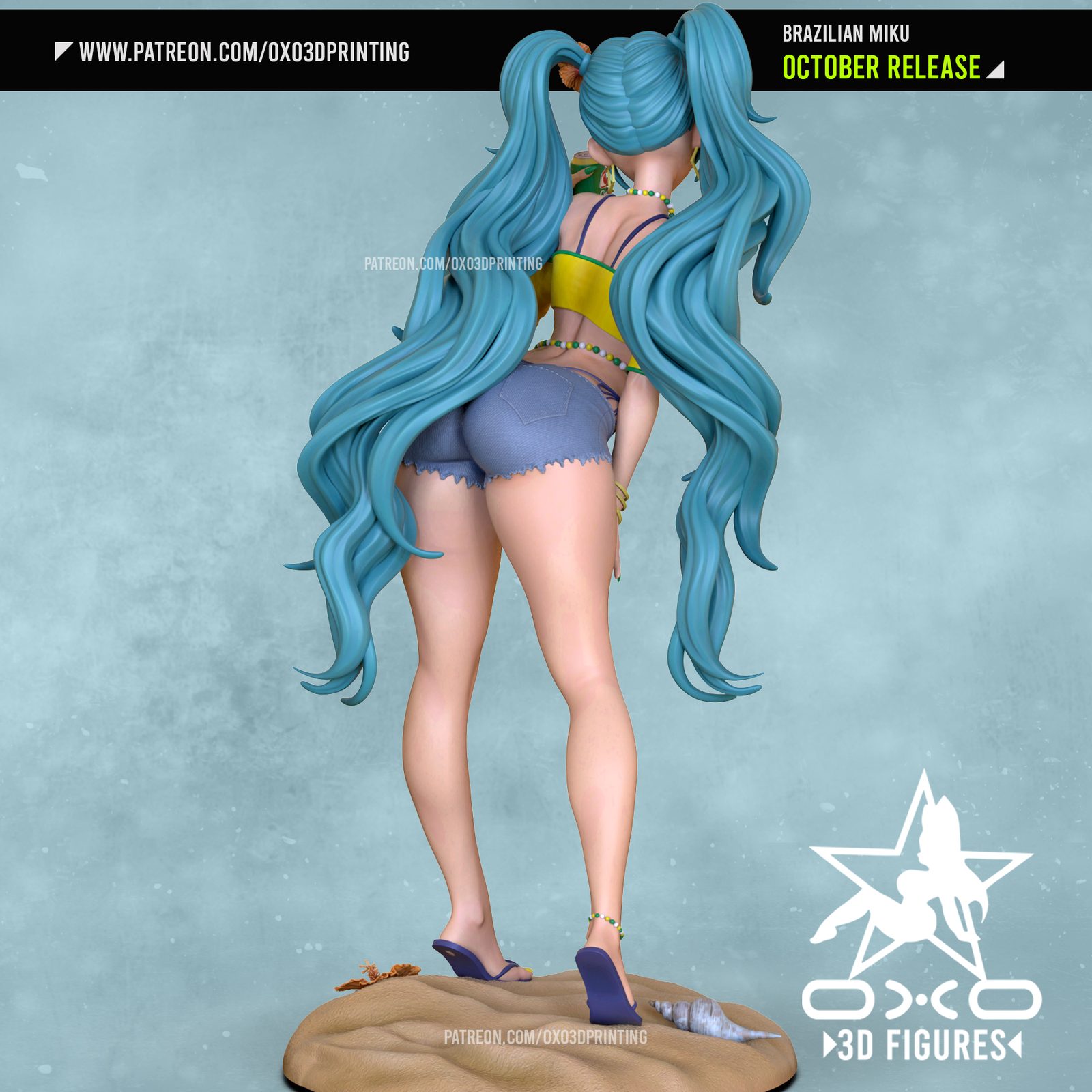 Brazilian Miku By Oxo3D view 5