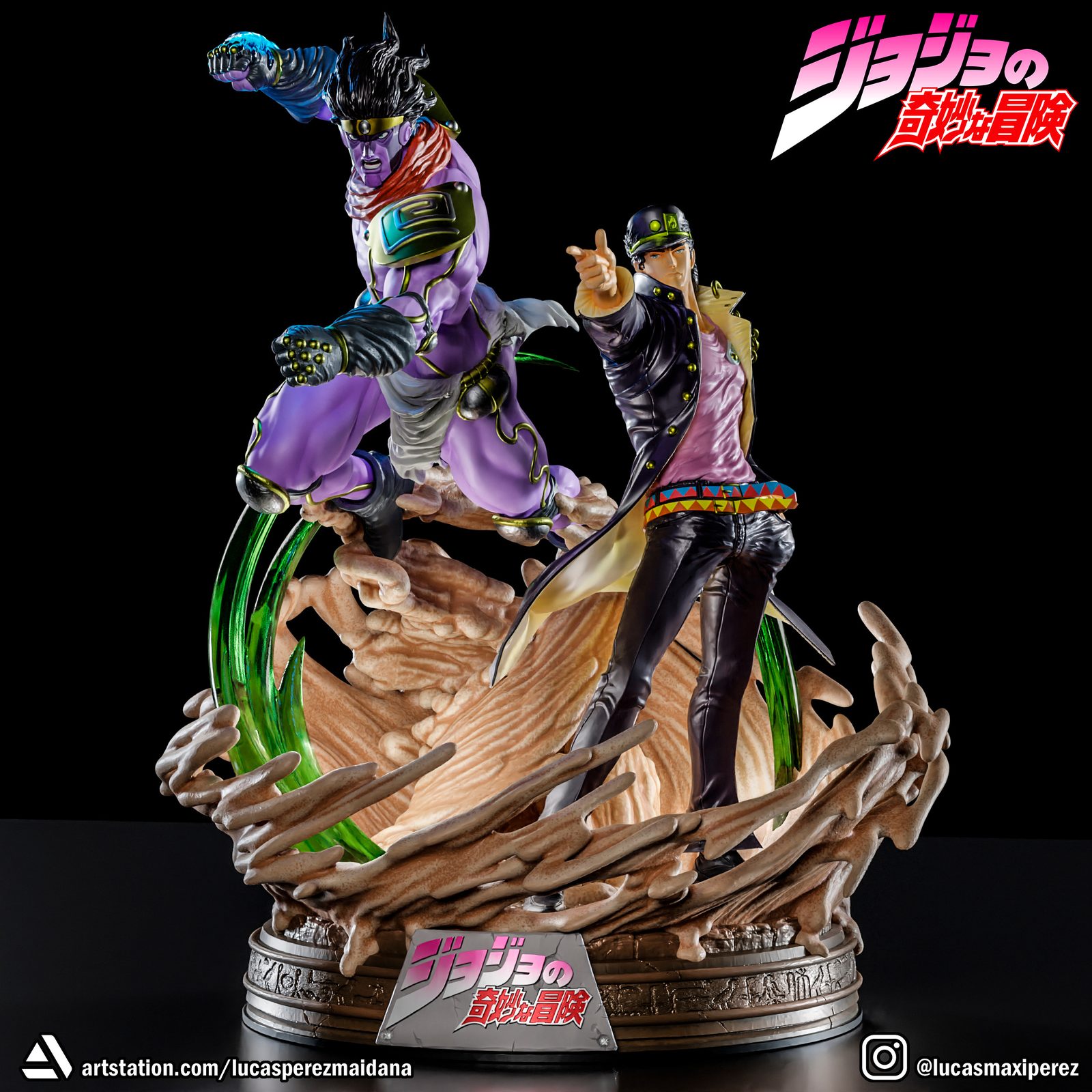 Jojo´S Bizarre Adventure Jotaro And Star Platinum