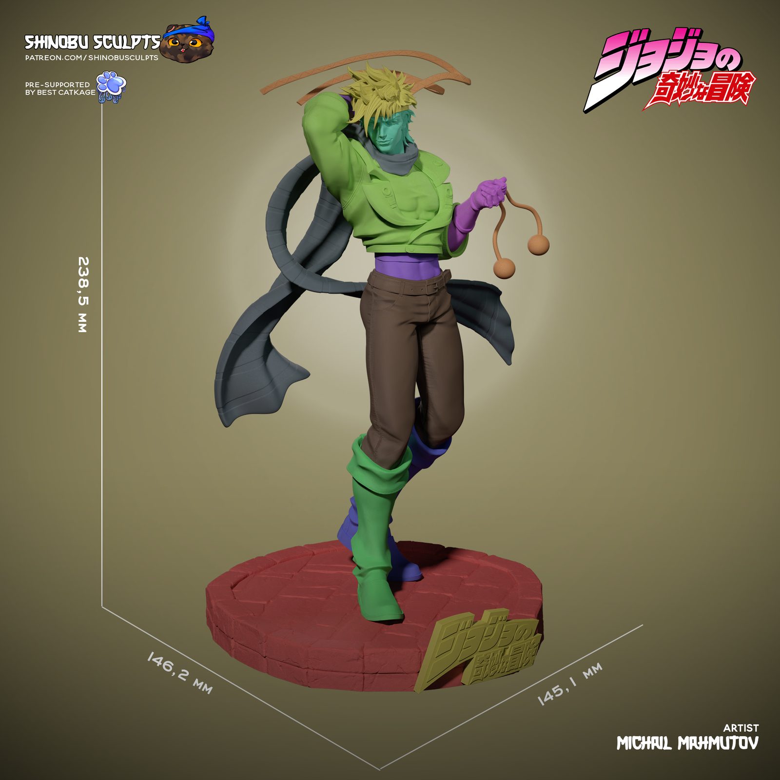 Shinobu Sculpts Joseph view 2