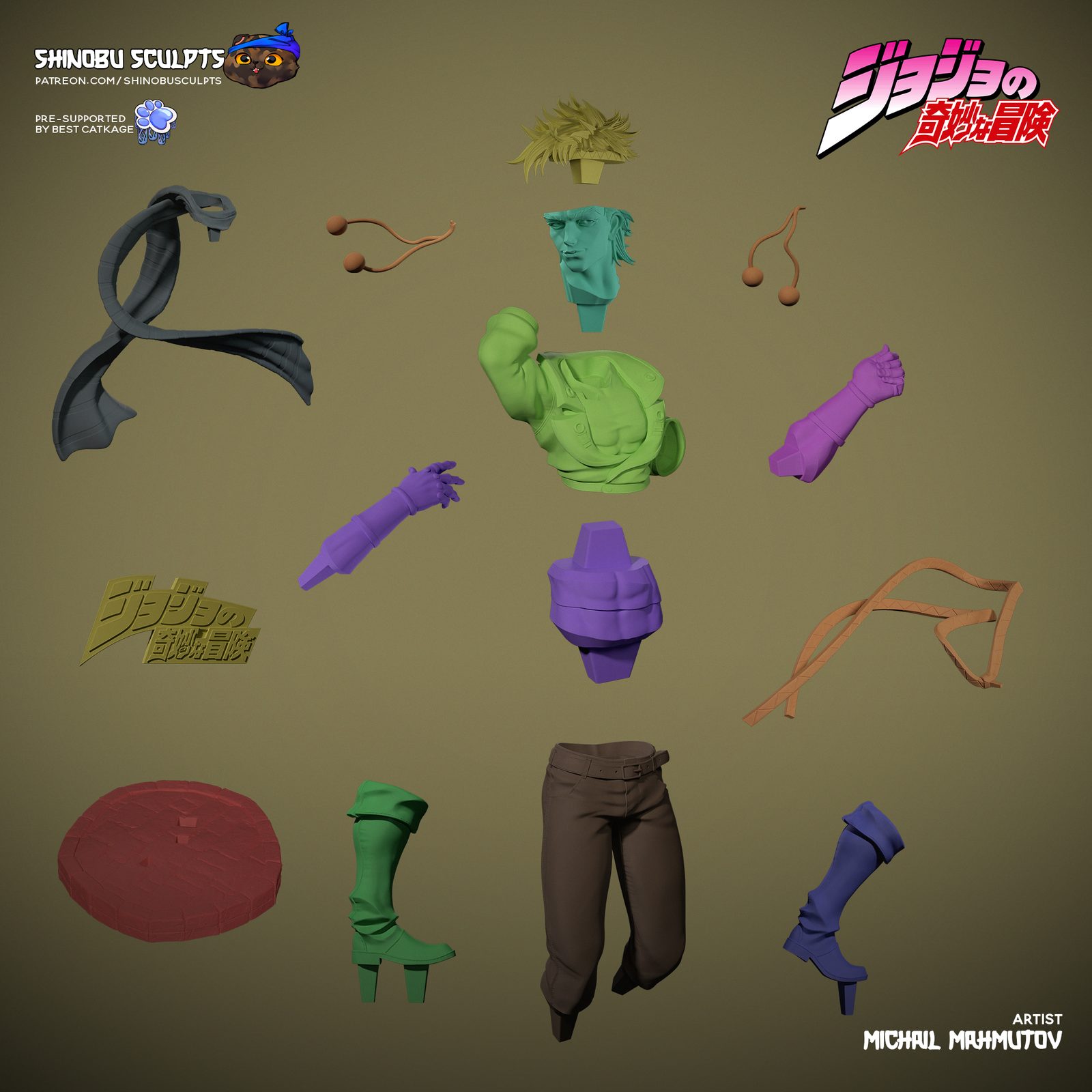 Shinobu Sculpts Joseph view 5