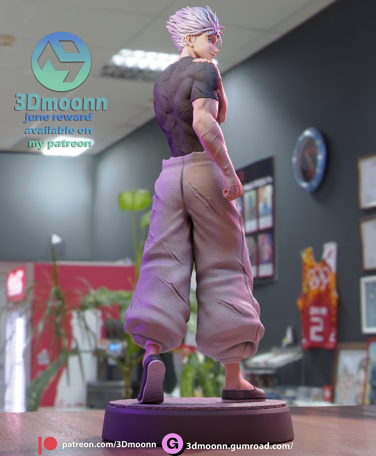 3Dmoonn Gojo view 2