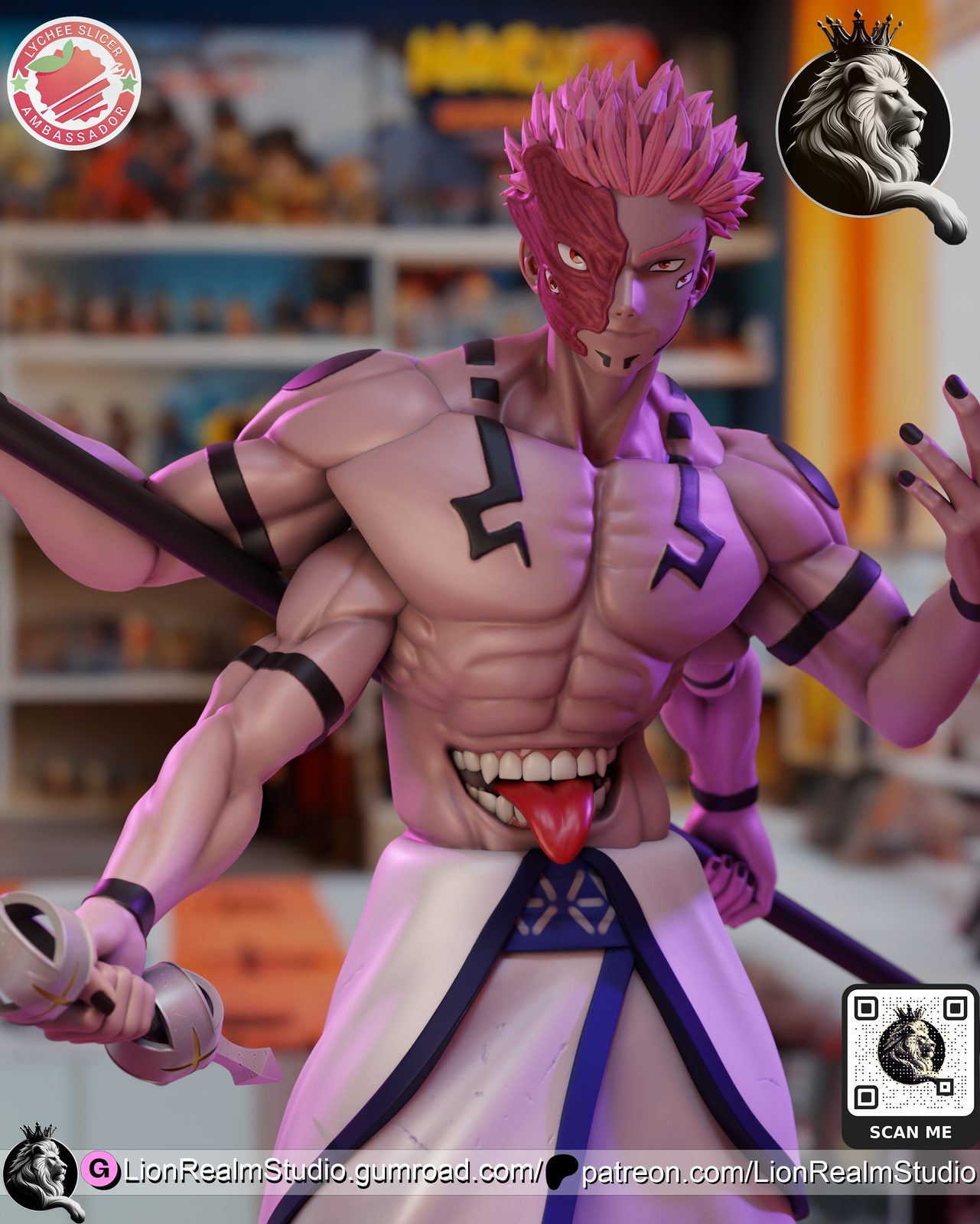 Lionrealm Studio Ryomen Sukuna view 2