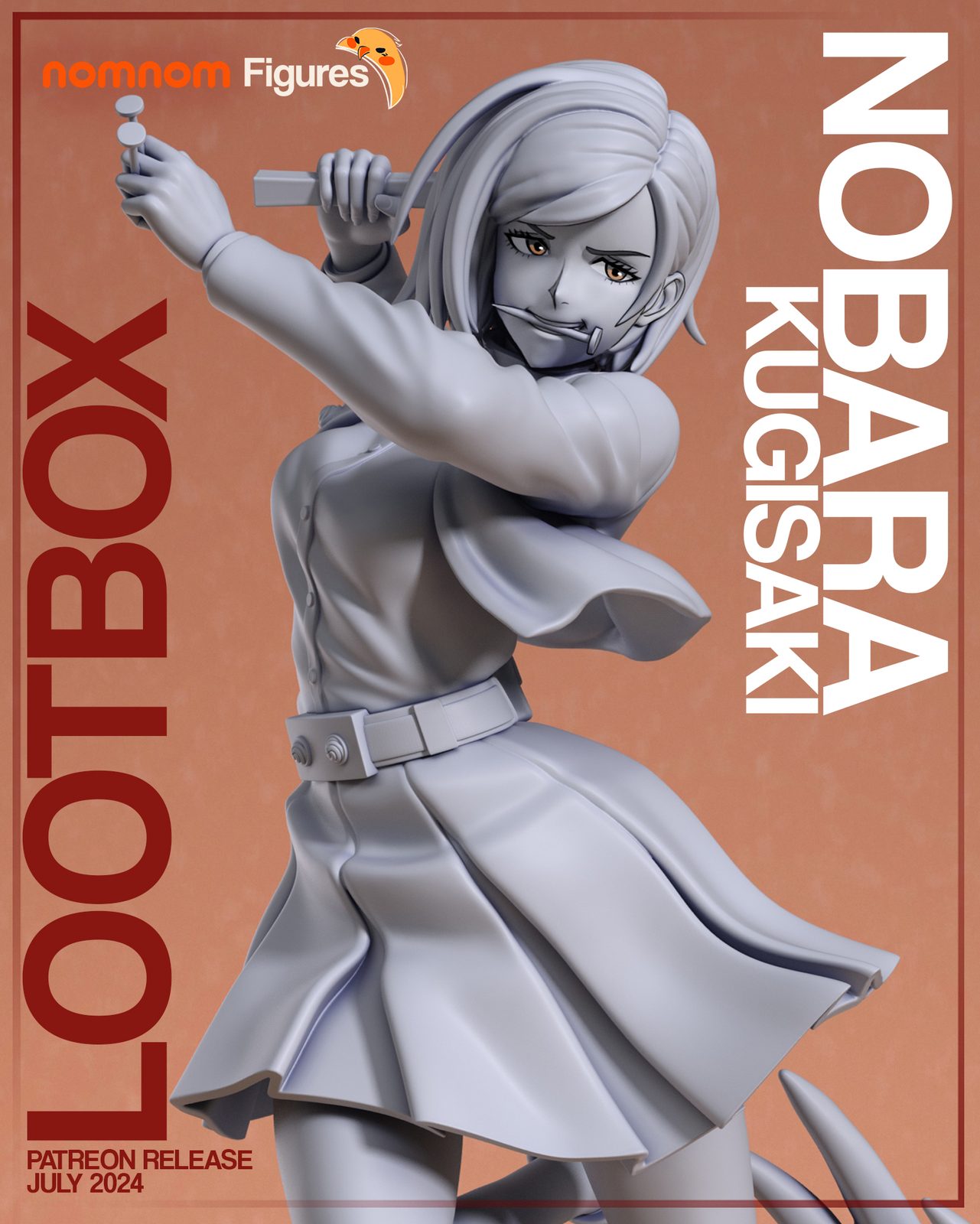 Nomnom Figures Nobara Jujutsu Kaisen