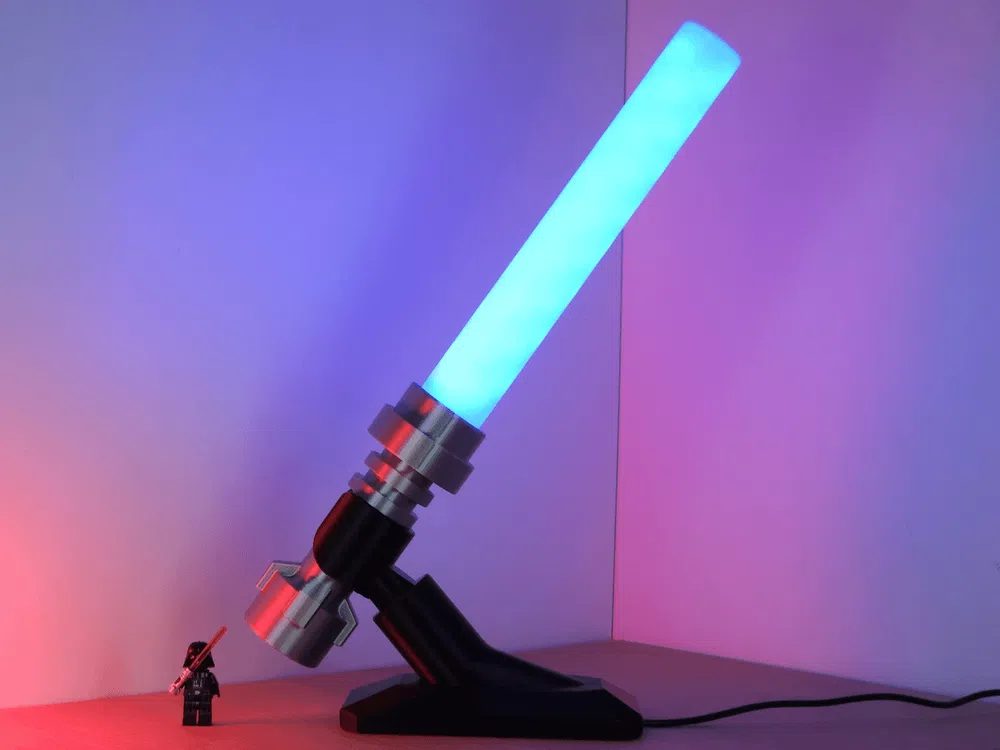 Giant Legos Like Lightsaber Lamp