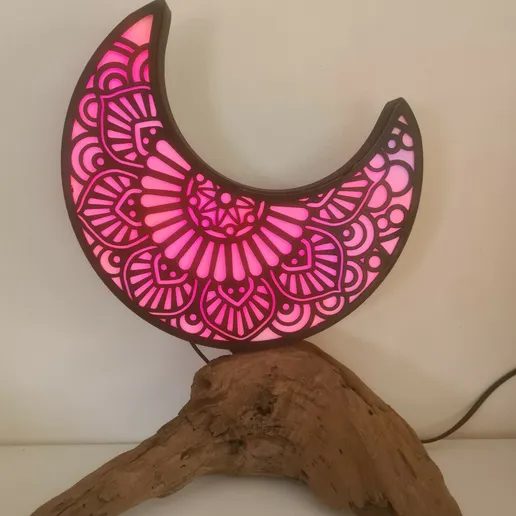 Lamp -Moon Mandala