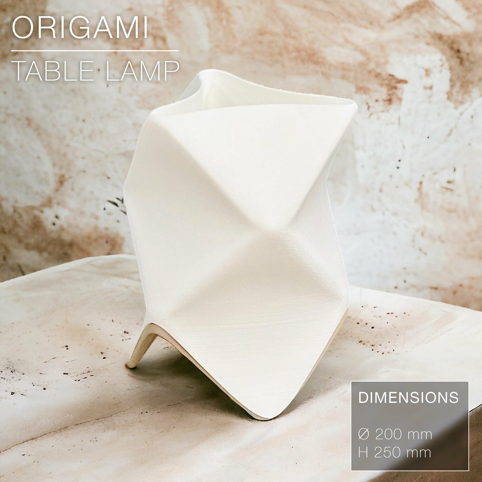 Origami Lamp @Print3Dworld