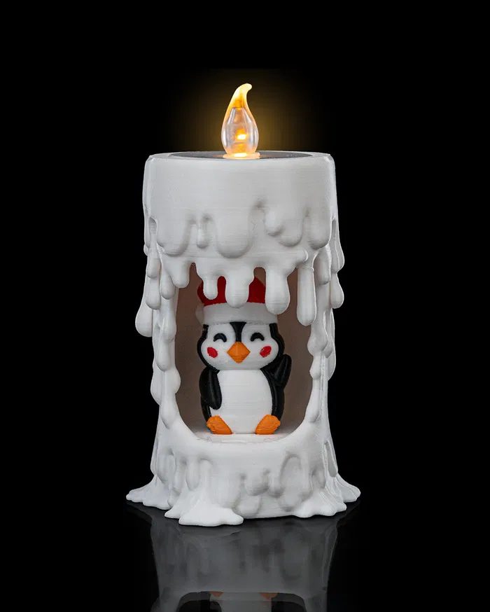 Penguin Candle