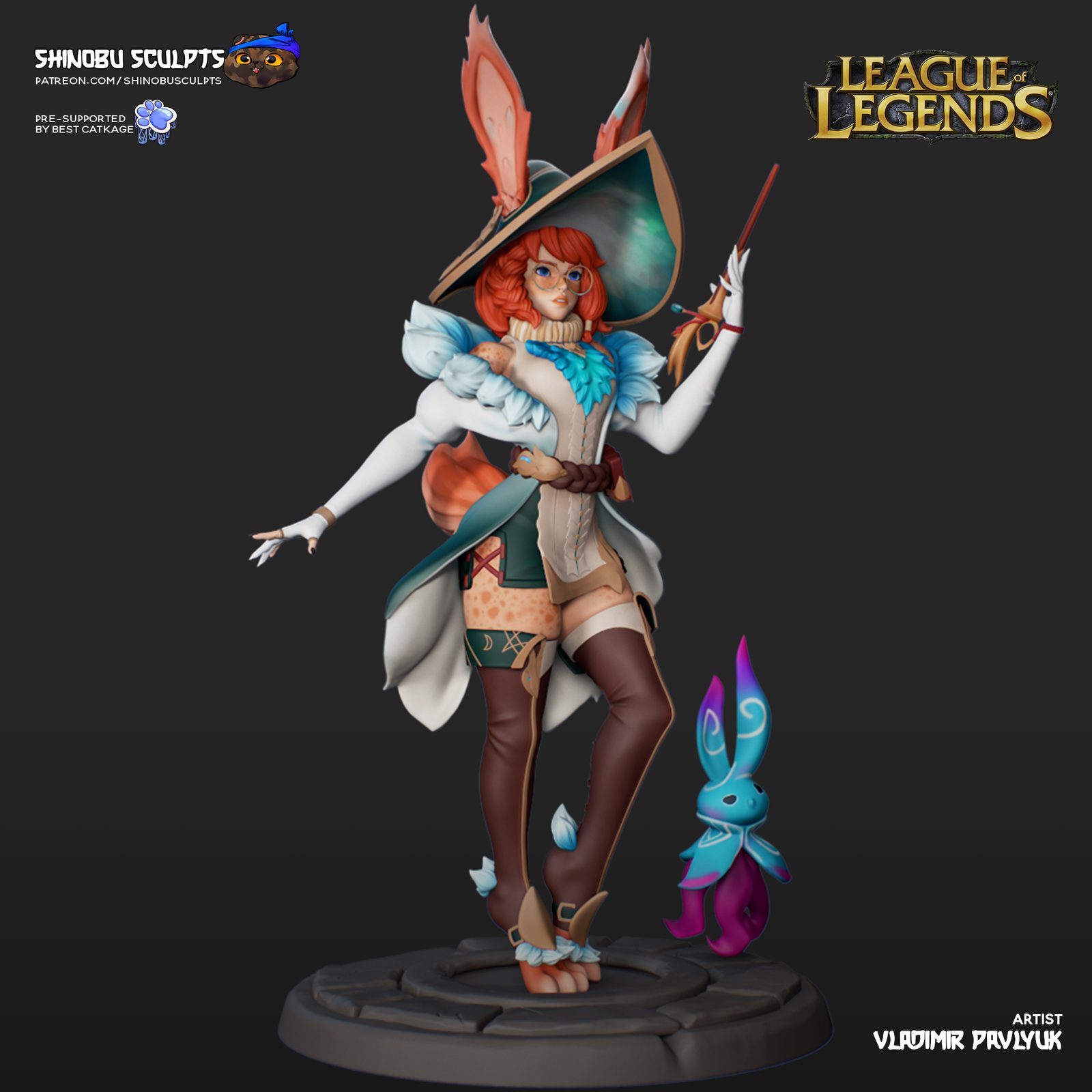 Auroraleague Of Legendsshinobu Sculpt