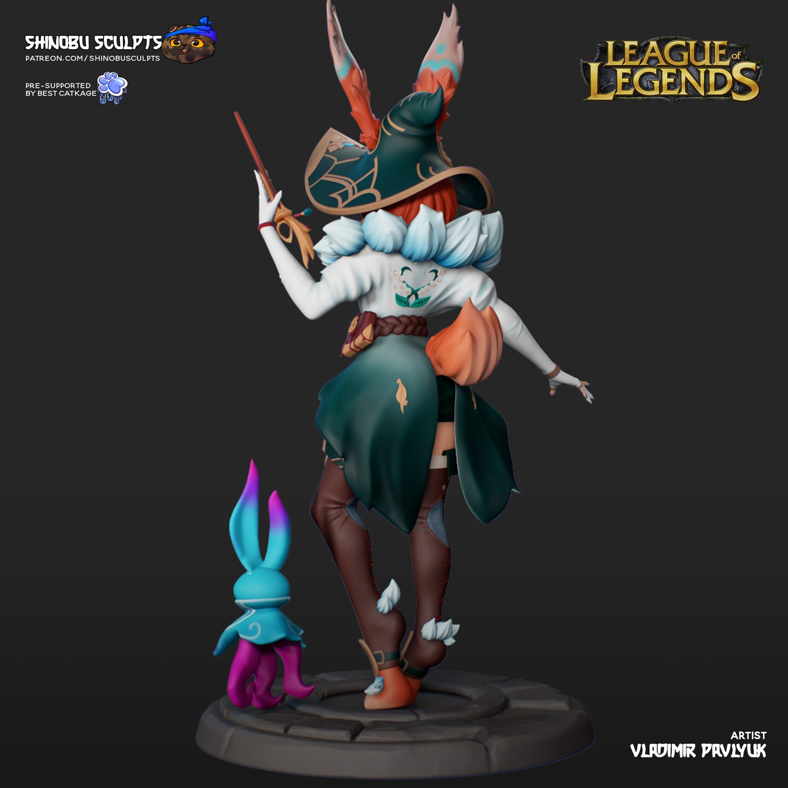 Auroraleague Of Legendsshinobu Sculpt view 2