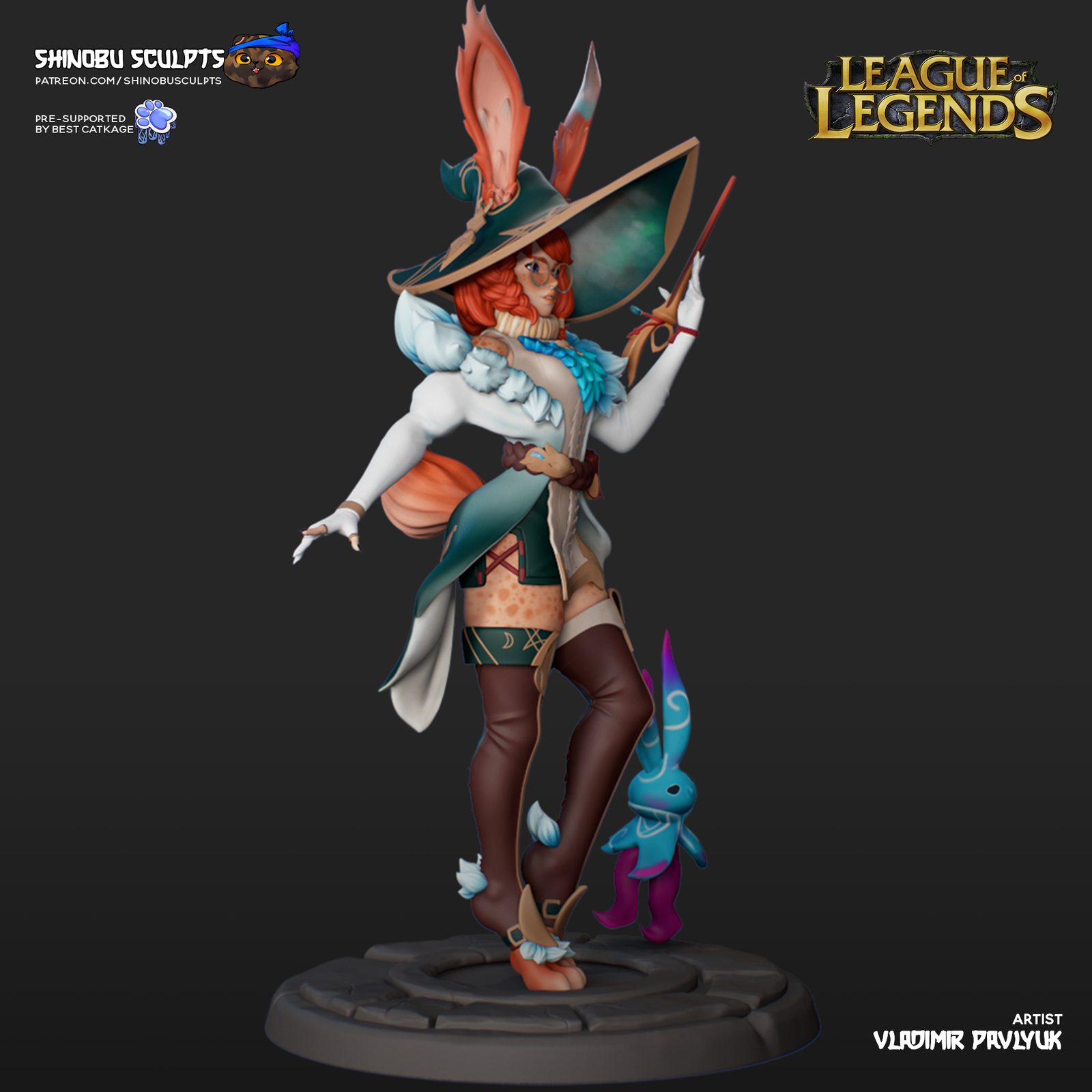 Auroraleague Of Legendsshinobu Sculpt view 4