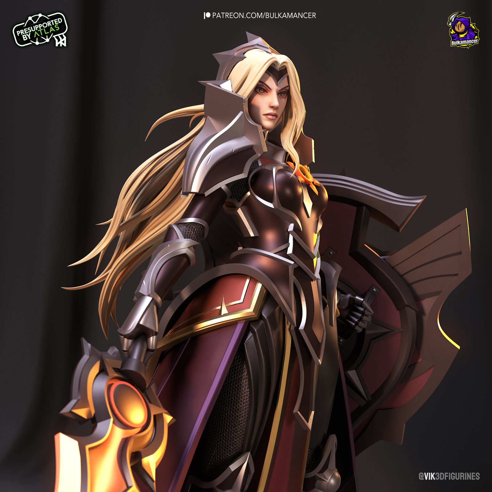 Bulkamancer Sculpts Leona League Of Legends view 2